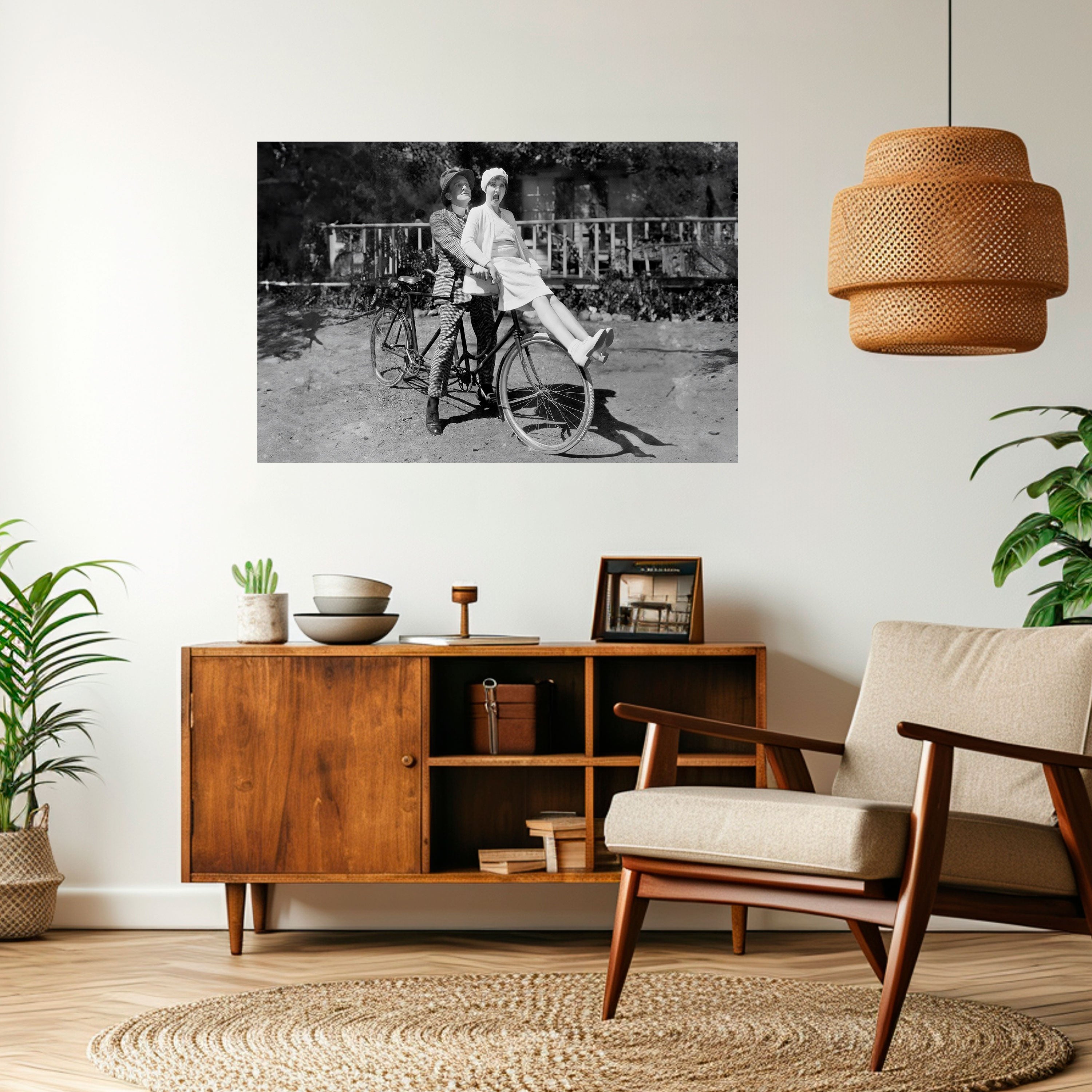 RIDING THROUGH TIME Naklejka/Plakat poziomy