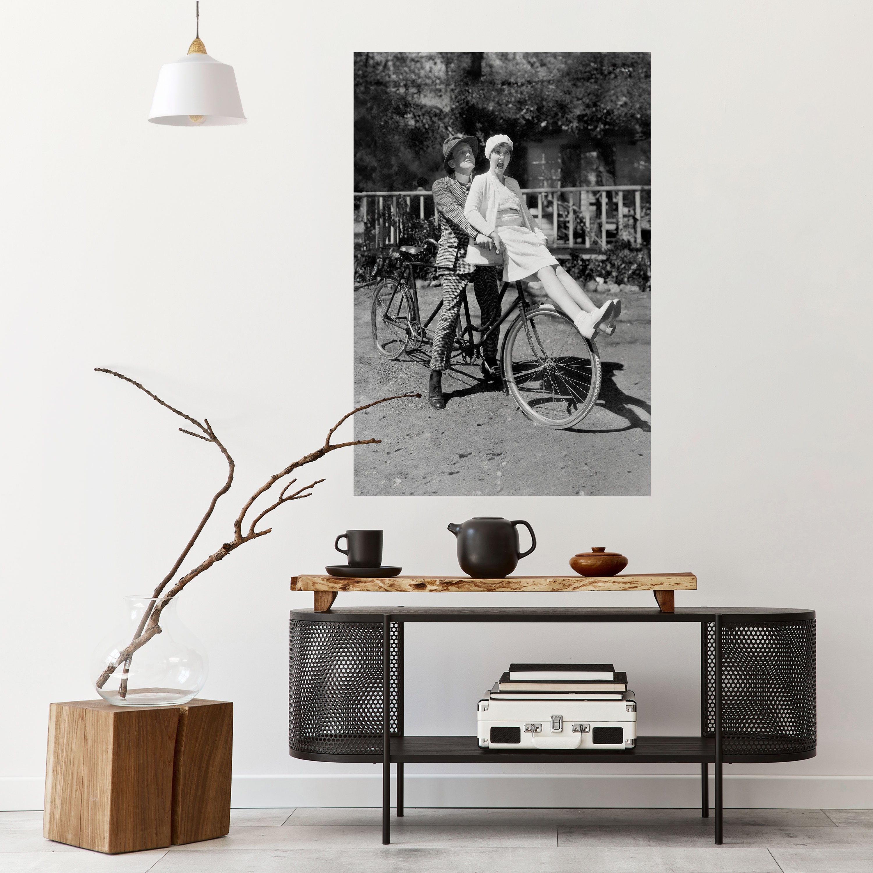 RIDING THROUGH TIME Naklejka/Plakat pionowy