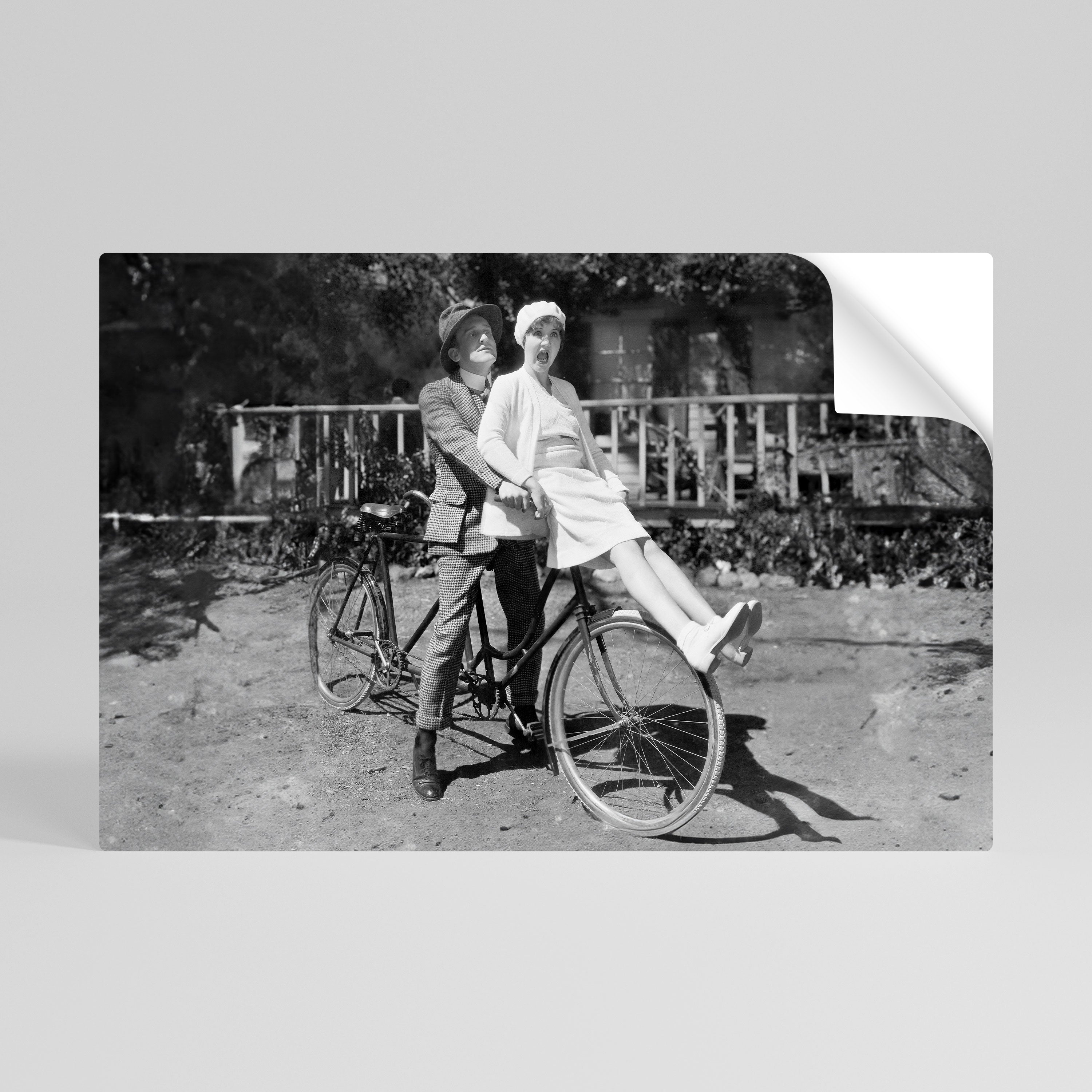 RIDING THROUGH TIME Naklejka/Plakat poziomy