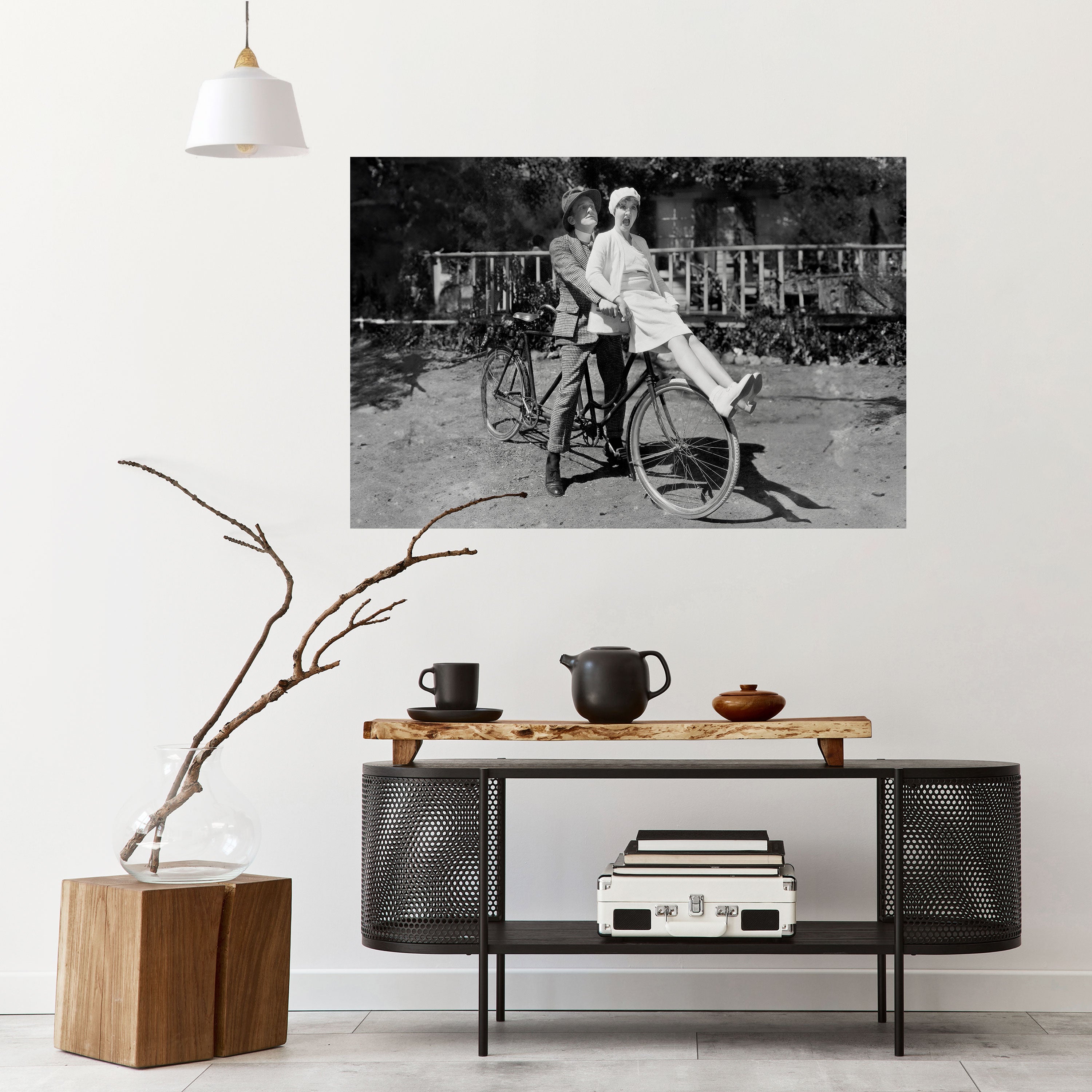 RIDING THROUGH TIME Naklejka/Plakat poziomy