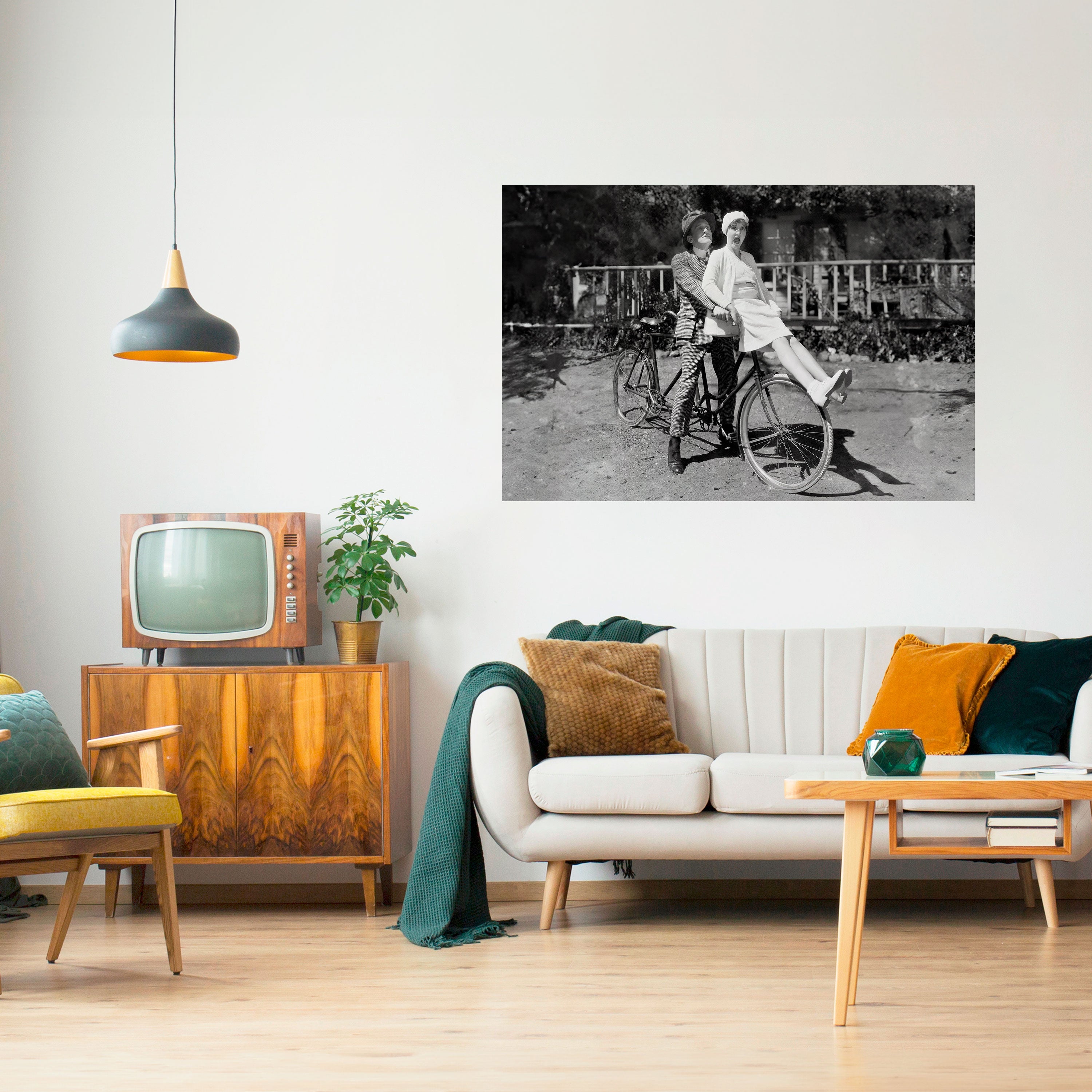 RIDING THROUGH TIME Naklejka/Plakat poziomy