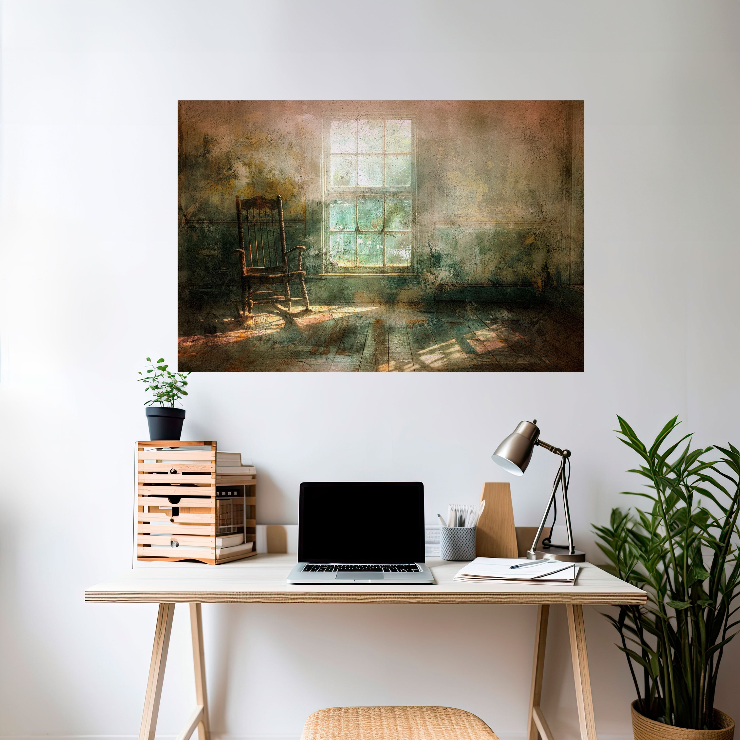 SUNLIT STILLNESS Naklejka/Plakat poziomy