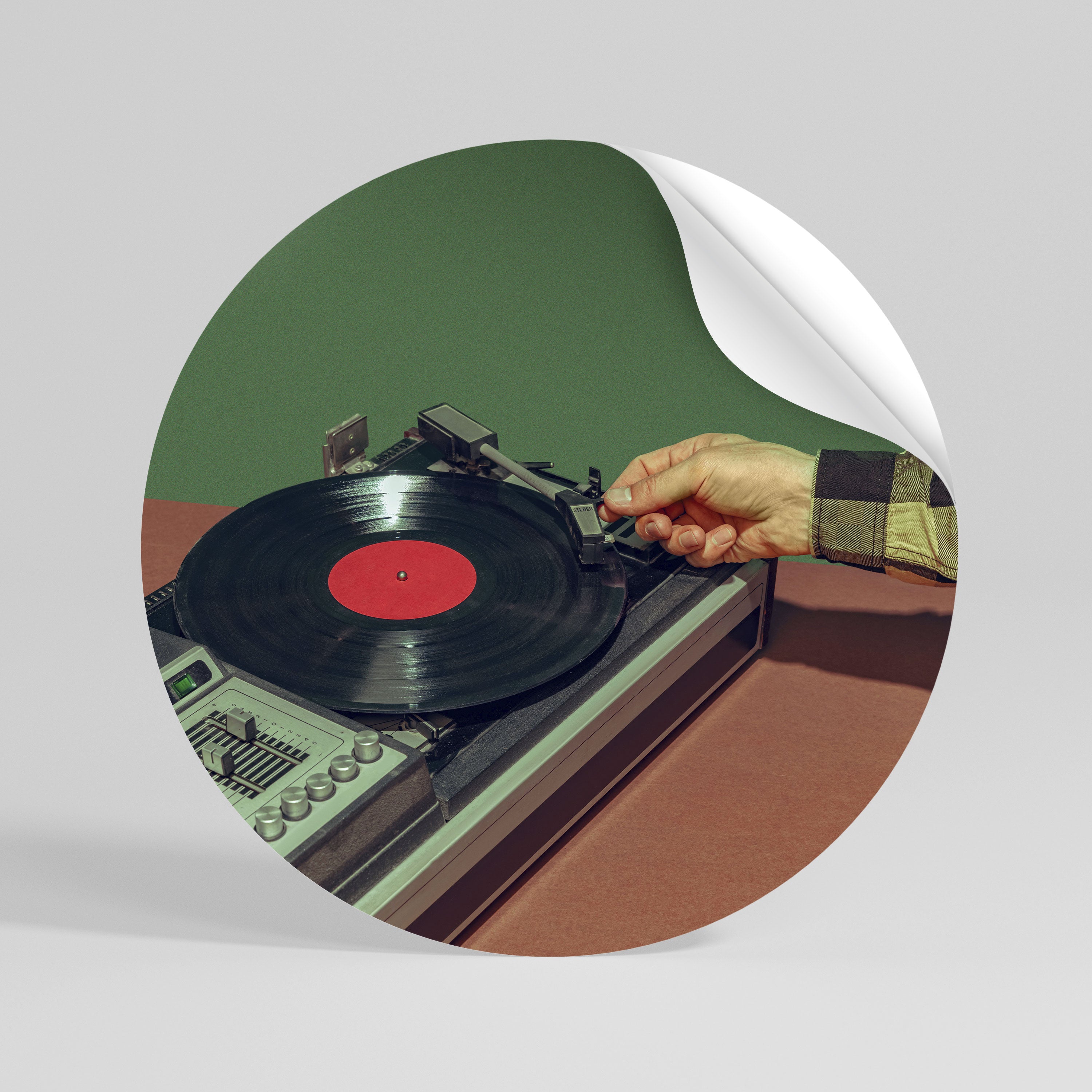 UNIQUE SOUNDS Naklejka - okrągła