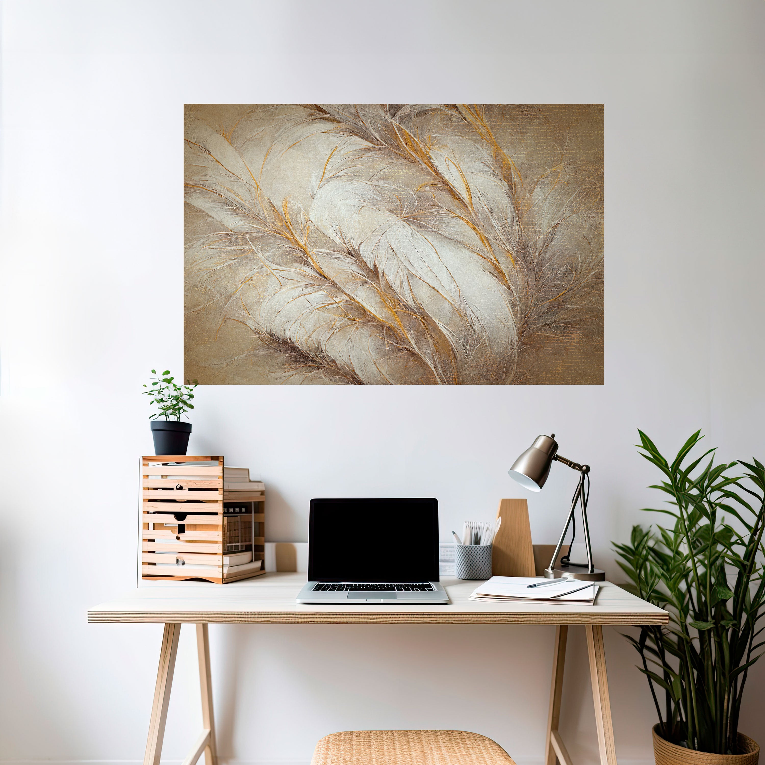 SOFT PLUMAGE Naklejka/Plakat poziomy