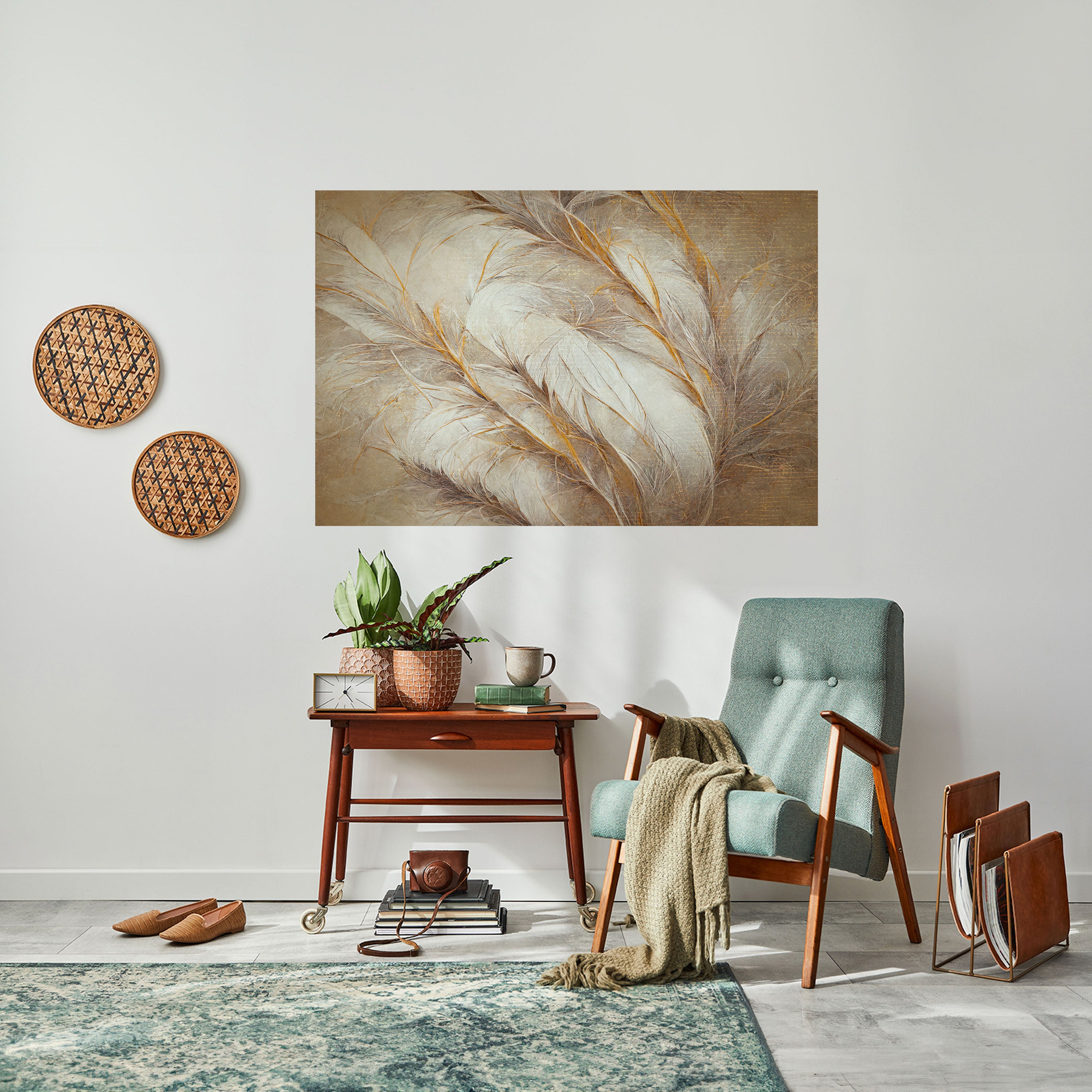 SOFT PLUMAGE Naklejka/Plakat poziomy