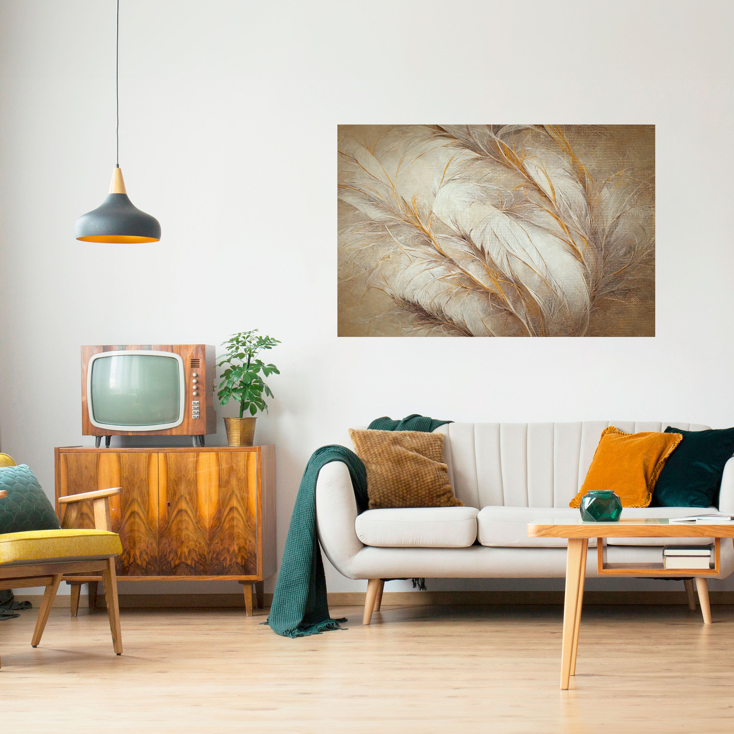 SOFT PLUMAGE Naklejka/Plakat poziomy