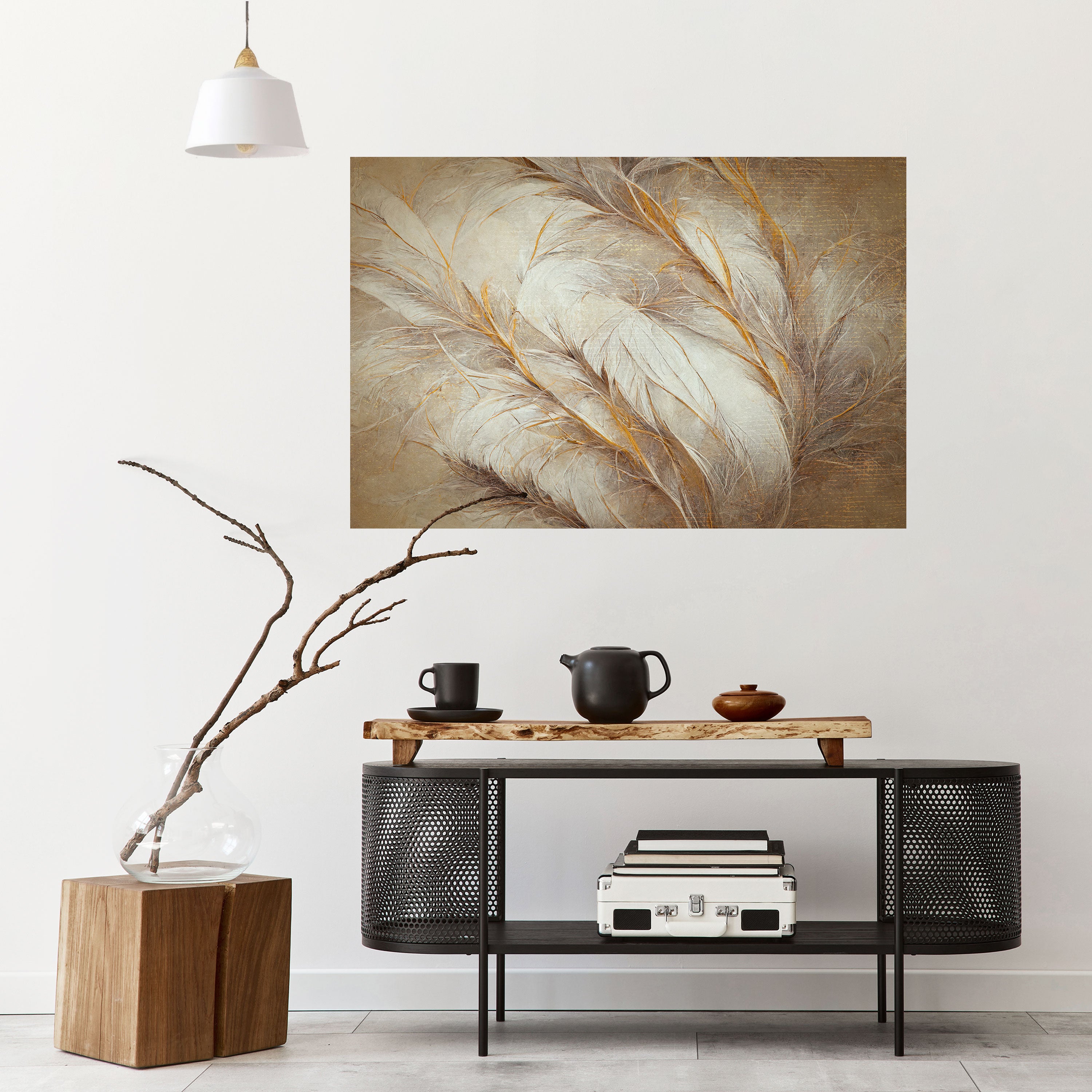 SOFT PLUMAGE Naklejka/Plakat poziomy
