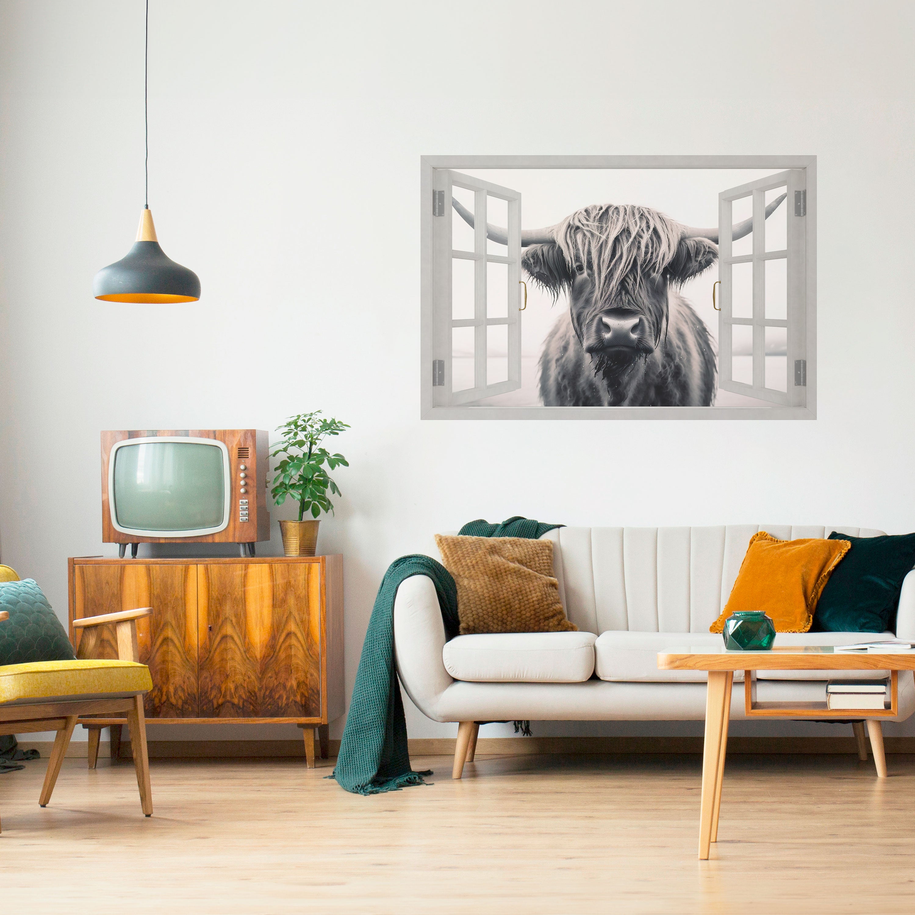 WILDLY WINDOWED VIEWS Naklejka/Plakat poziomy