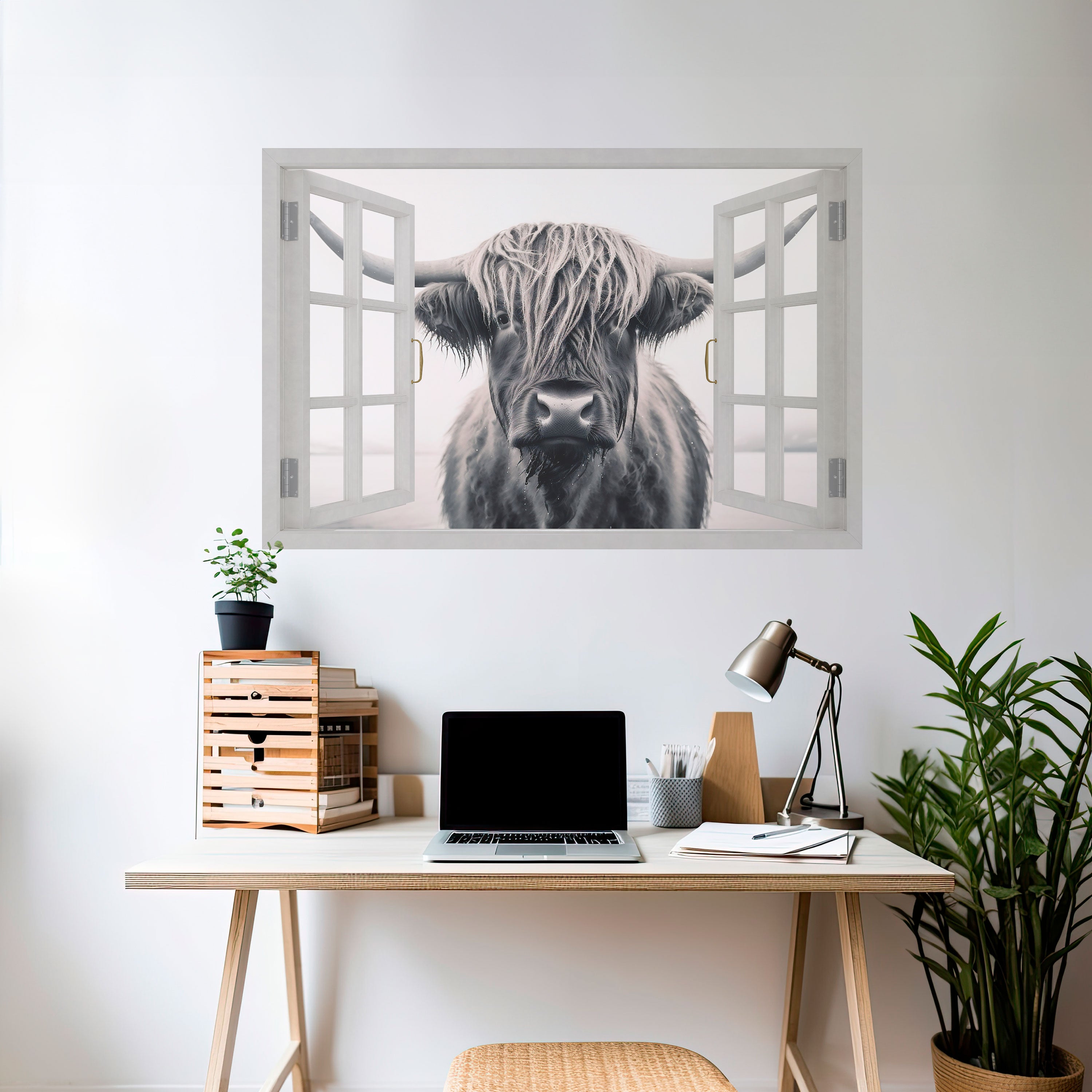 WILDLY WINDOWED VIEWS Naklejka/Plakat poziomy
