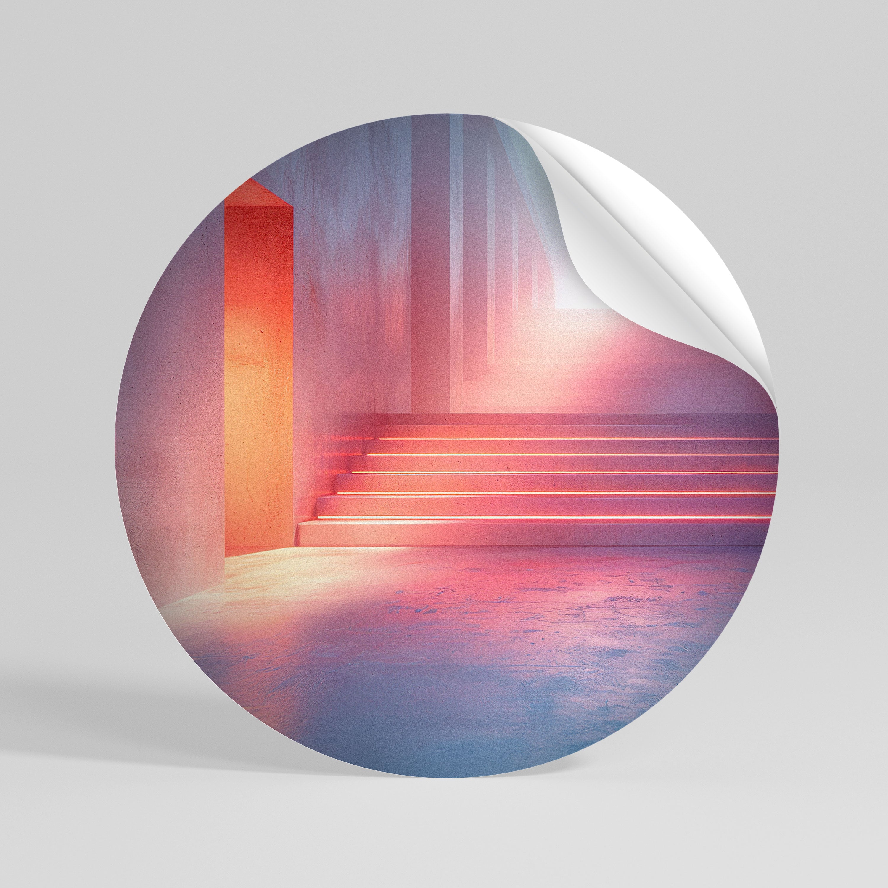 BRIGHT DIRECTION Naklejka okrągła