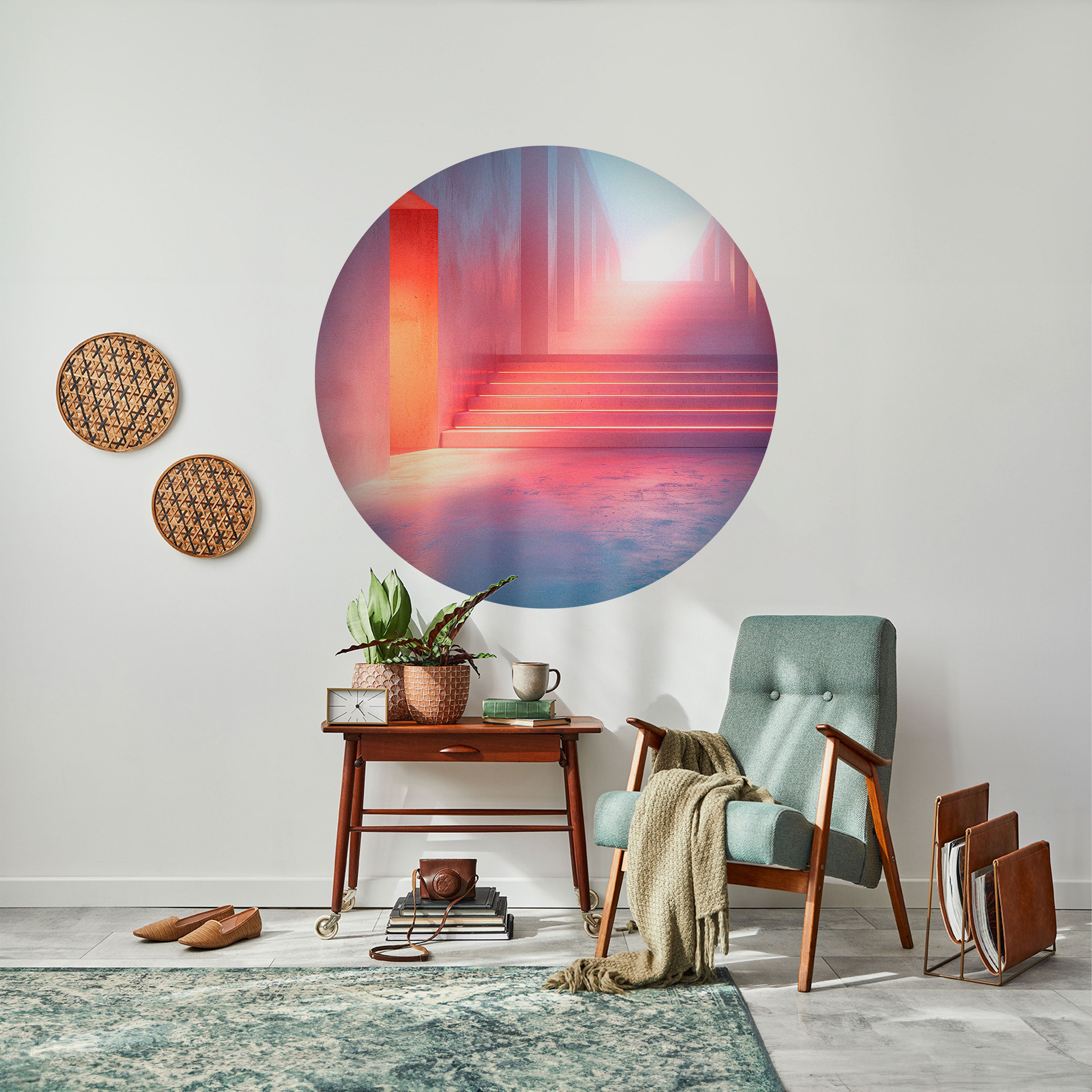 BRIGHT DIRECTION Naklejka okrągła