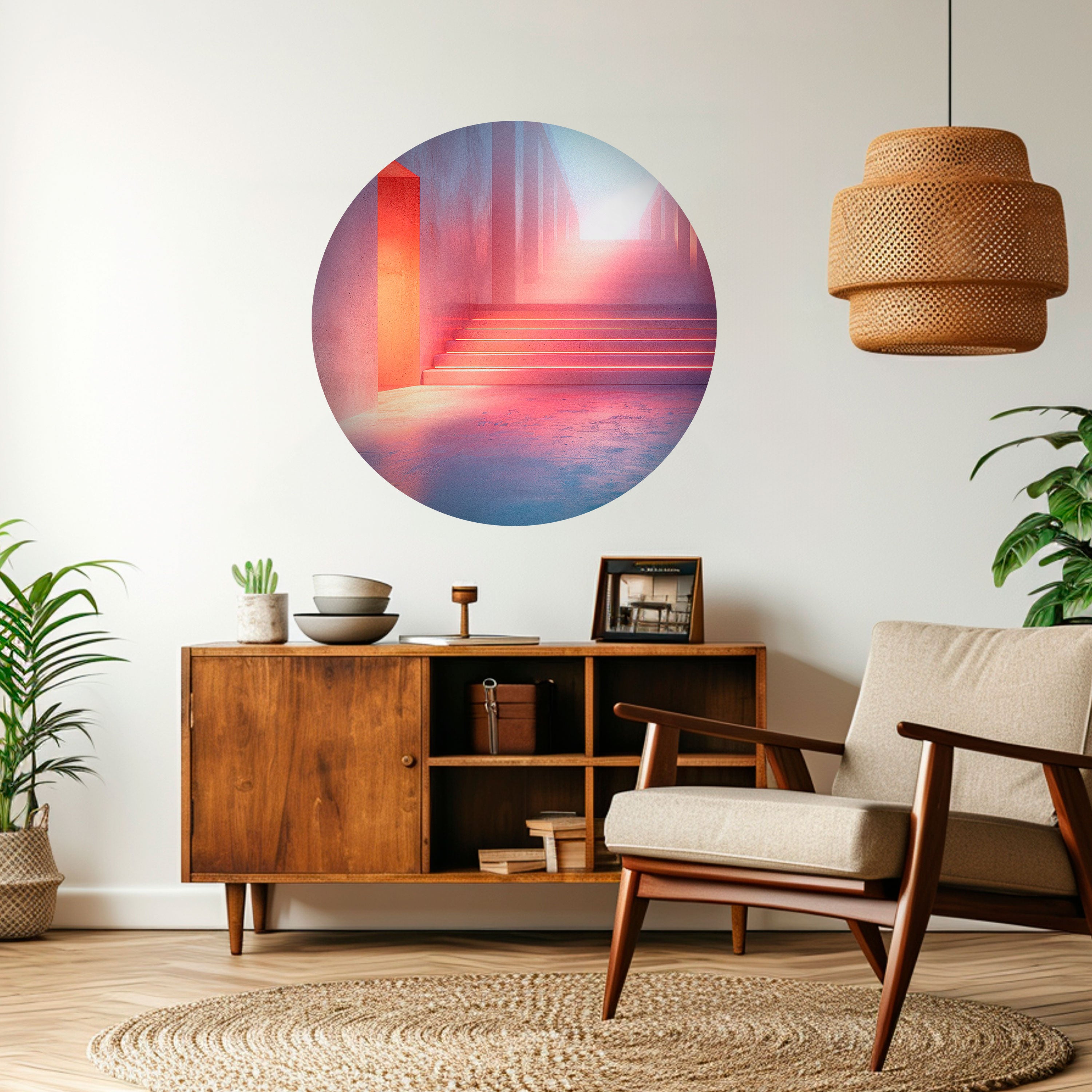 BRIGHT DIRECTION Naklejka okrągła