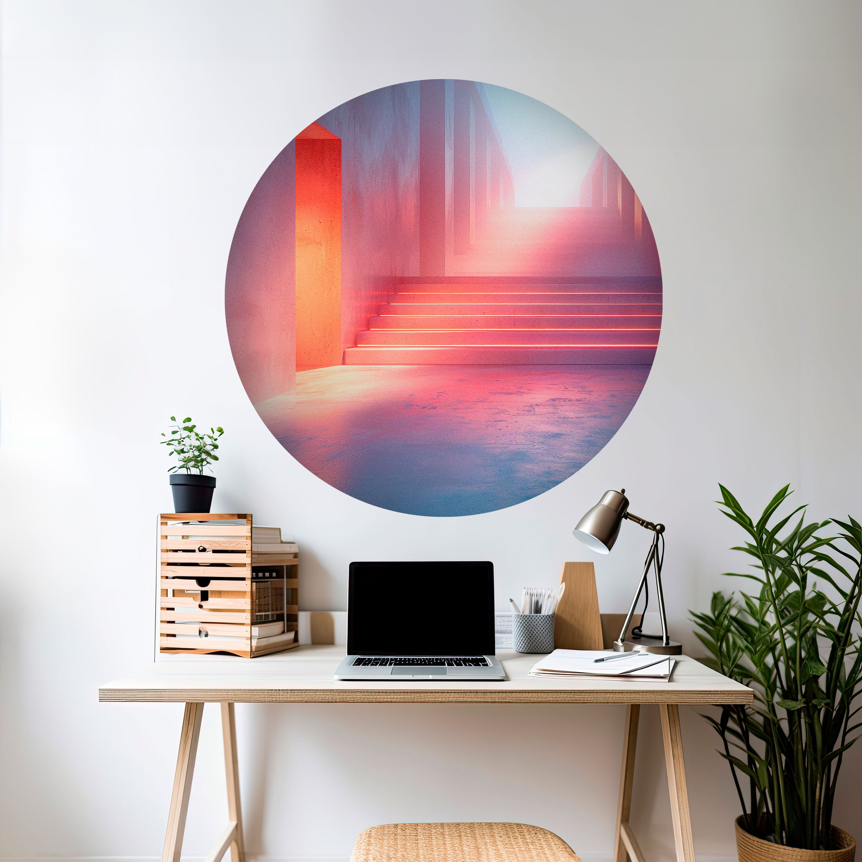 BRIGHT DIRECTION Naklejka okrągła