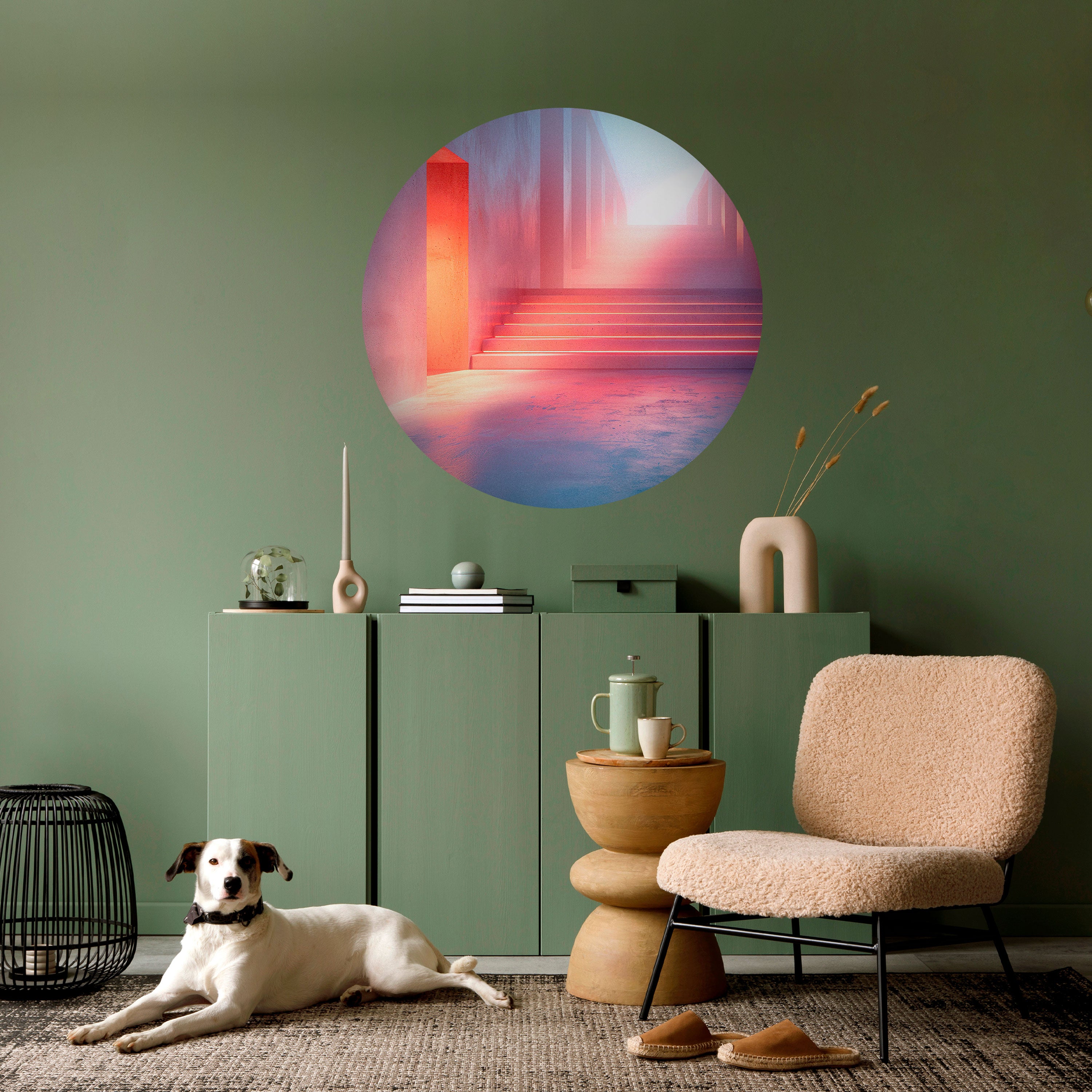 BRIGHT DIRECTION Naklejka okrągła