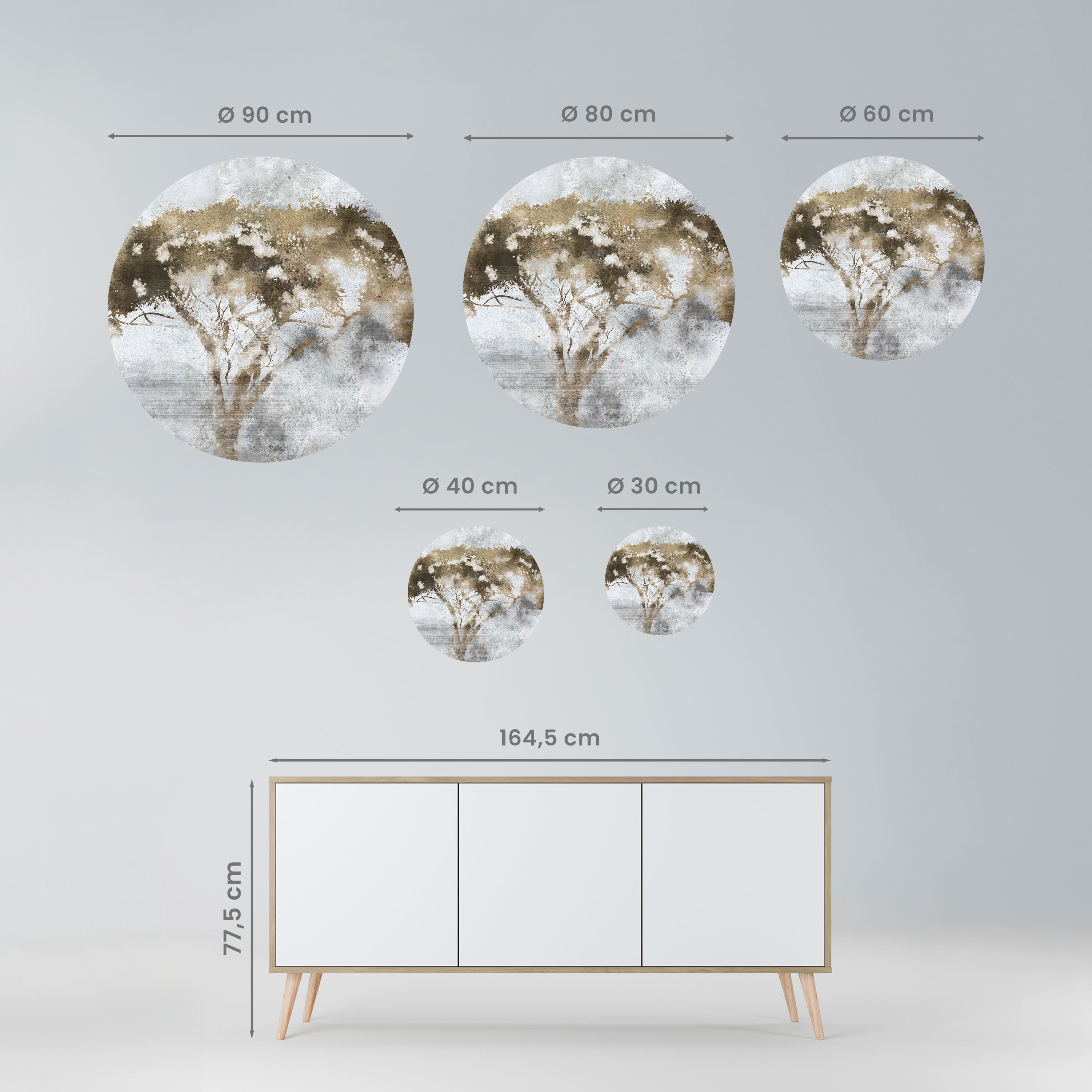 LONESOME CROWN Naklejka okrągła