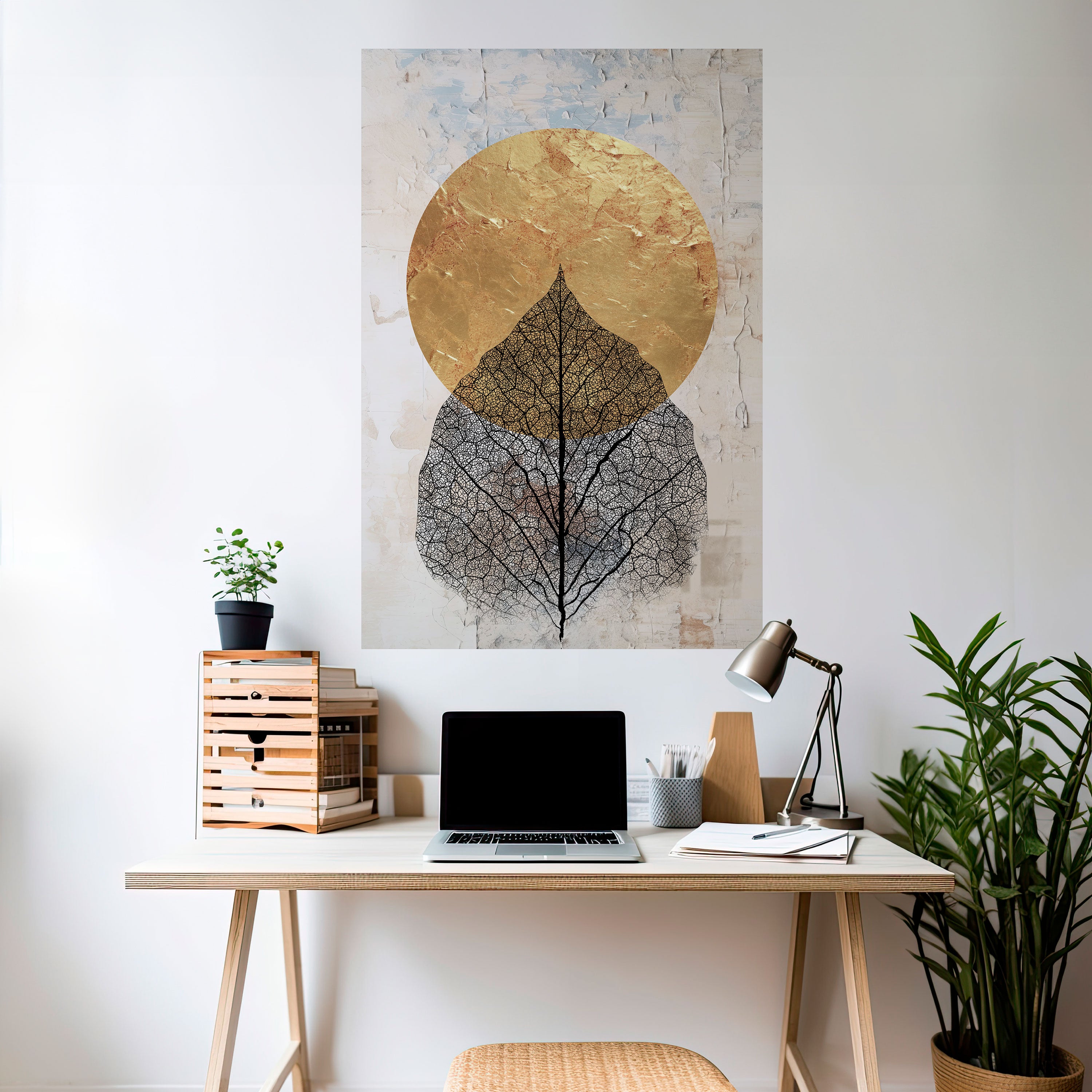 GOLD NERVATIO Naklejka/Plakat pionowy