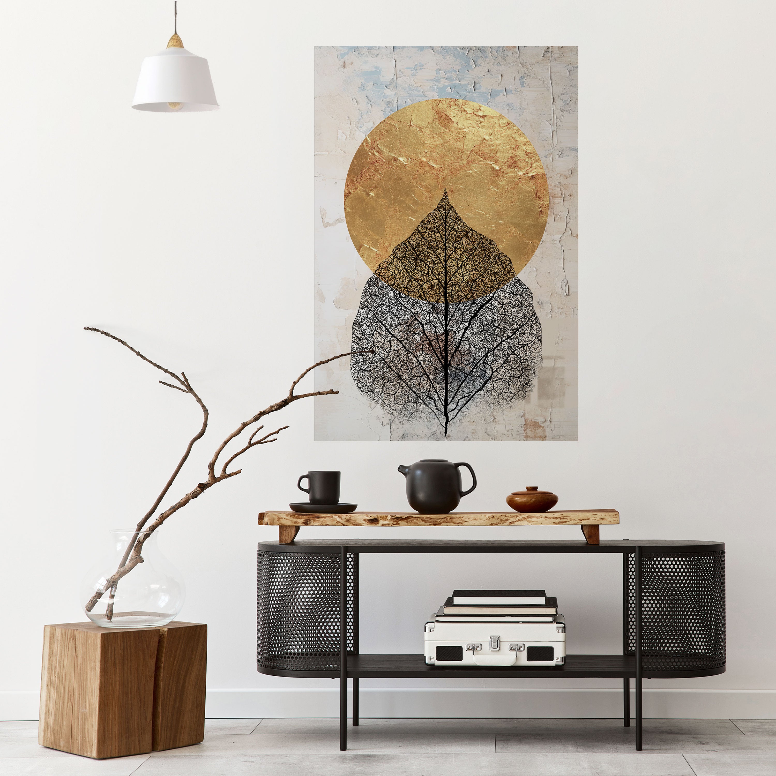 GOLD NERVATIO Naklejka/Plakat pionowy