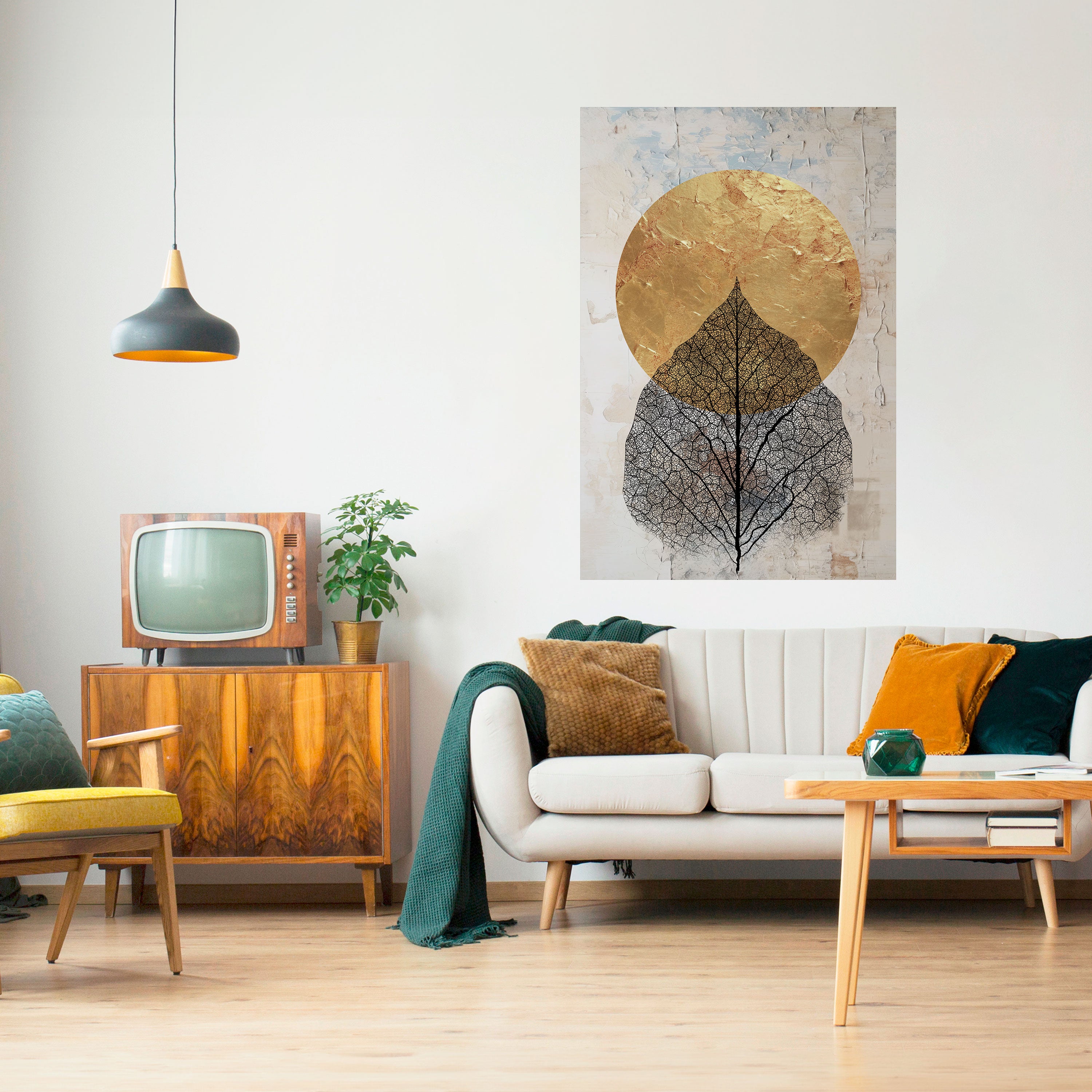 GOLD NERVATIO Naklejka/Plakat pionowy