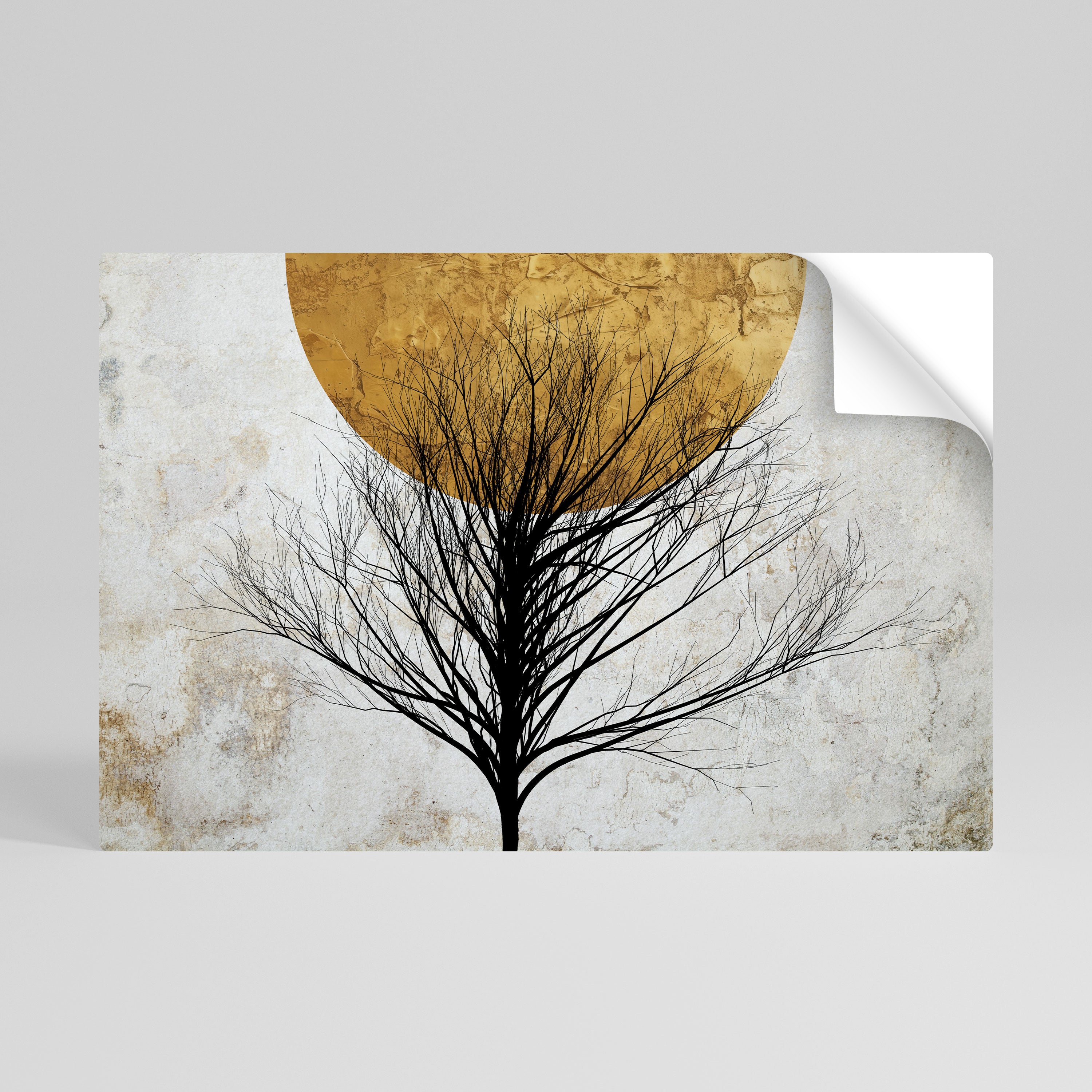 LONELY TREE Naklejka/Plakat poziomy
