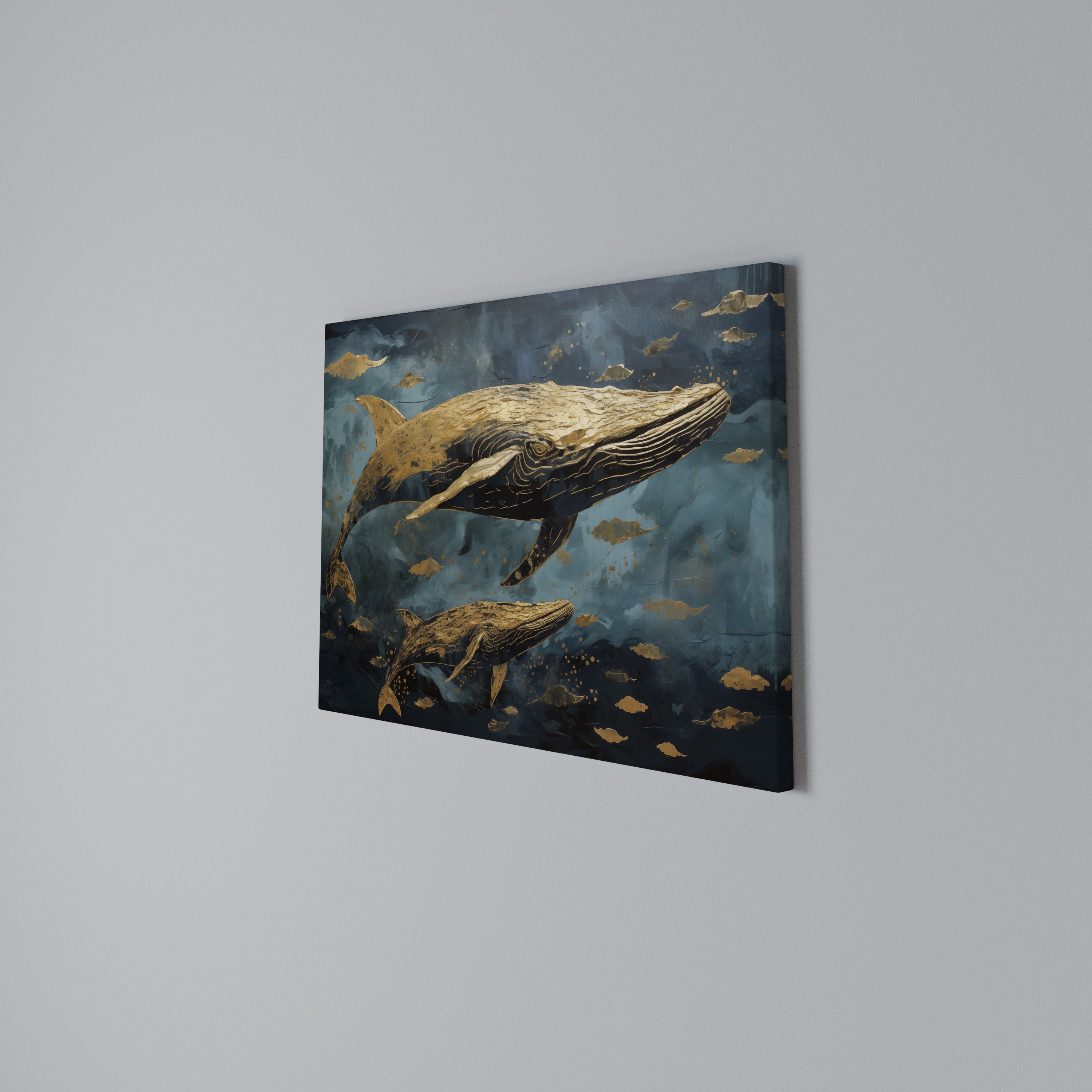 WHALE SONG SYMPHONY Poziomy obraz na płótnie