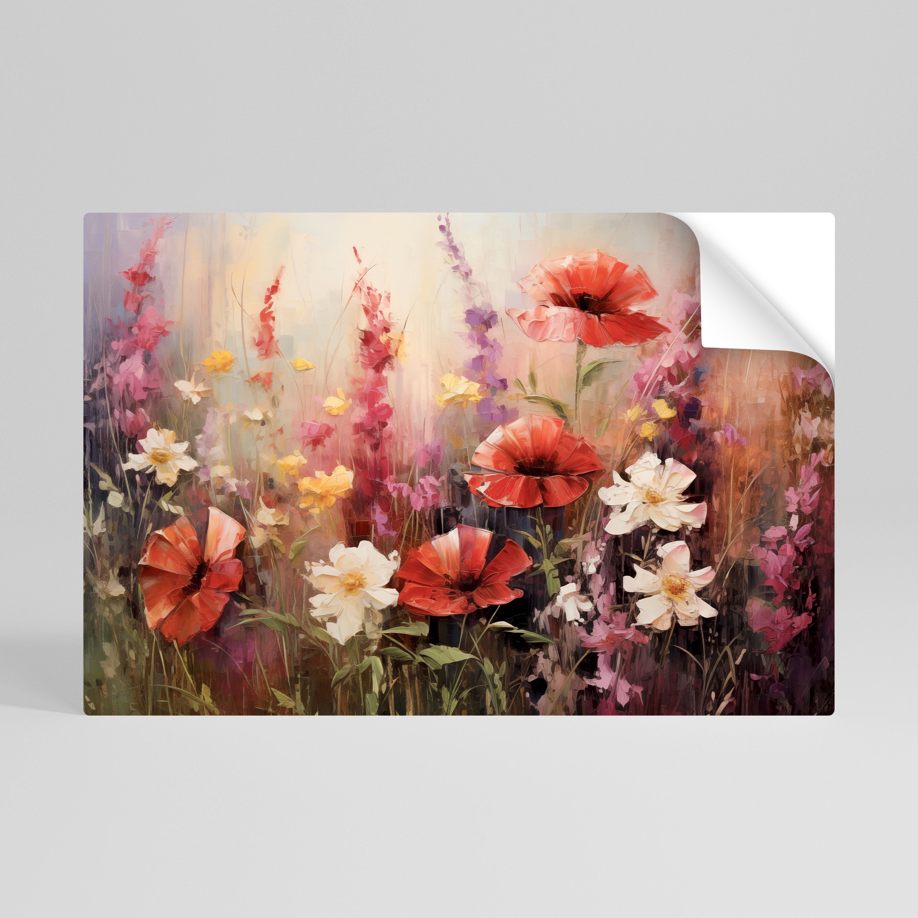 VIBRANT BLOOM SYMPHONY Naklejka/Plakat poziomy