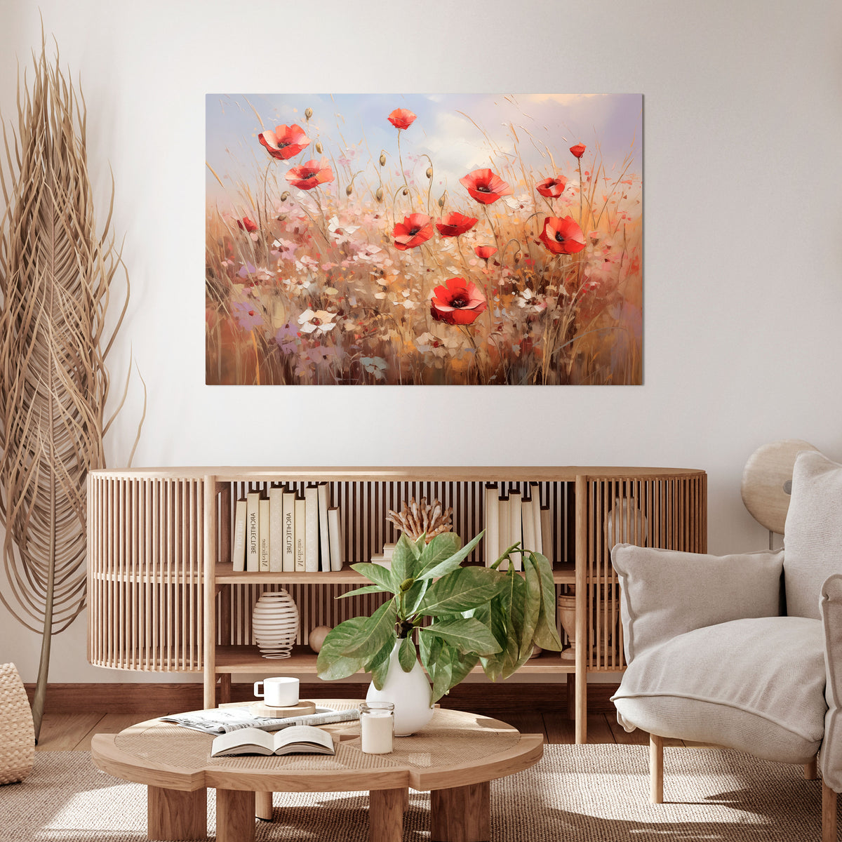 POPPY DREAMSCAPE Poziomy obraz na płótnie