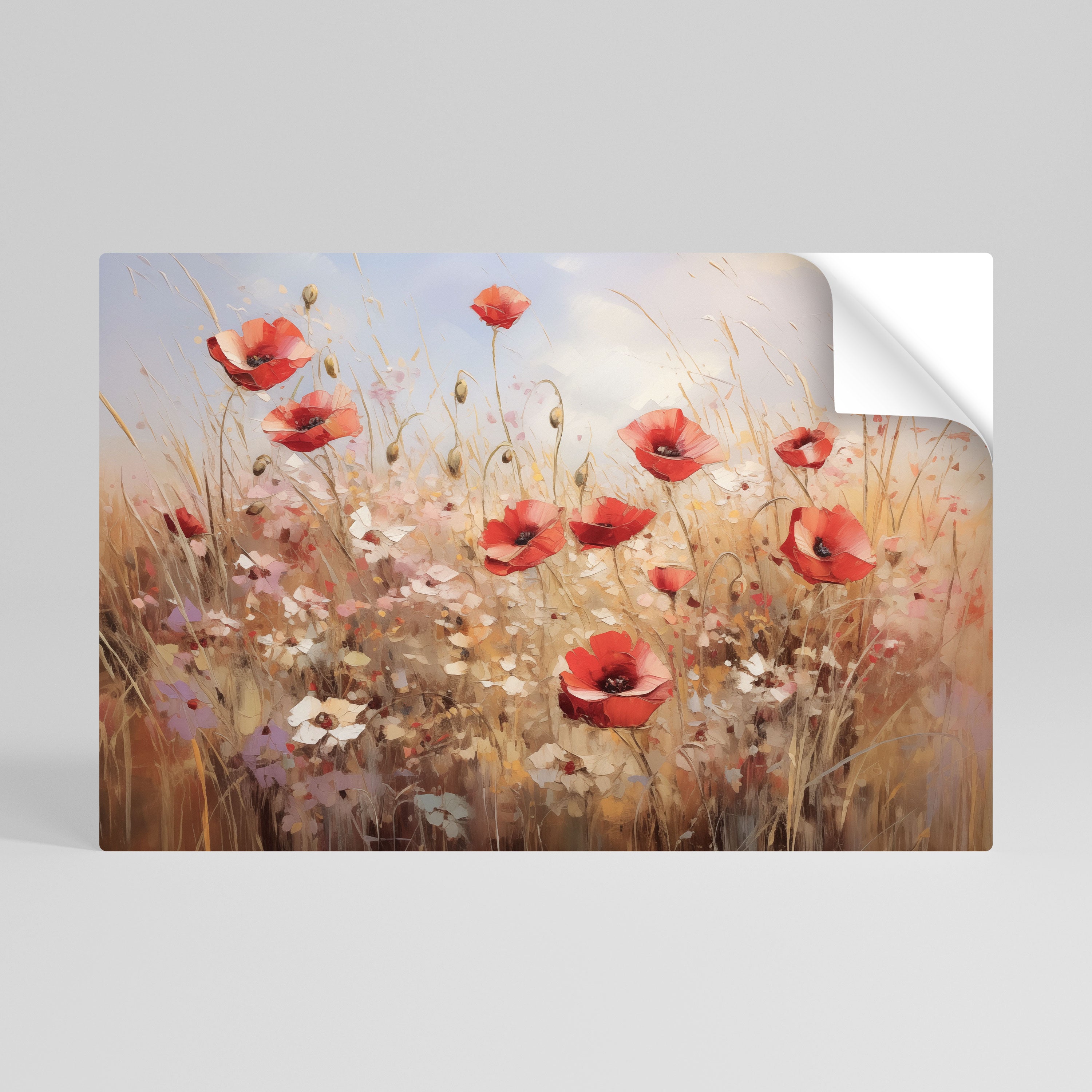 POPPY DREAMSCAPE Naklejka/Plakat poziomy