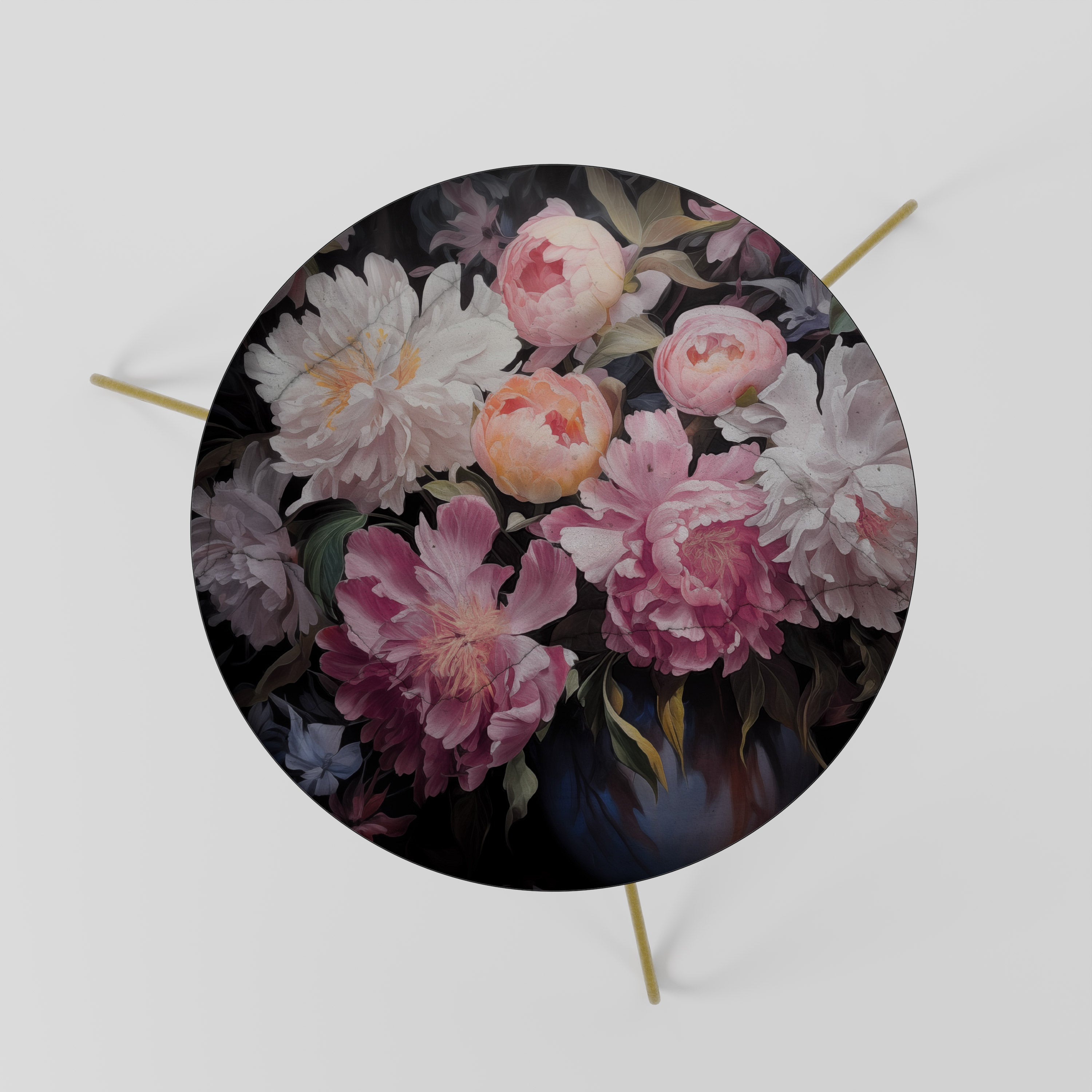 CRASHED PEONIES Stolik kawowy mały