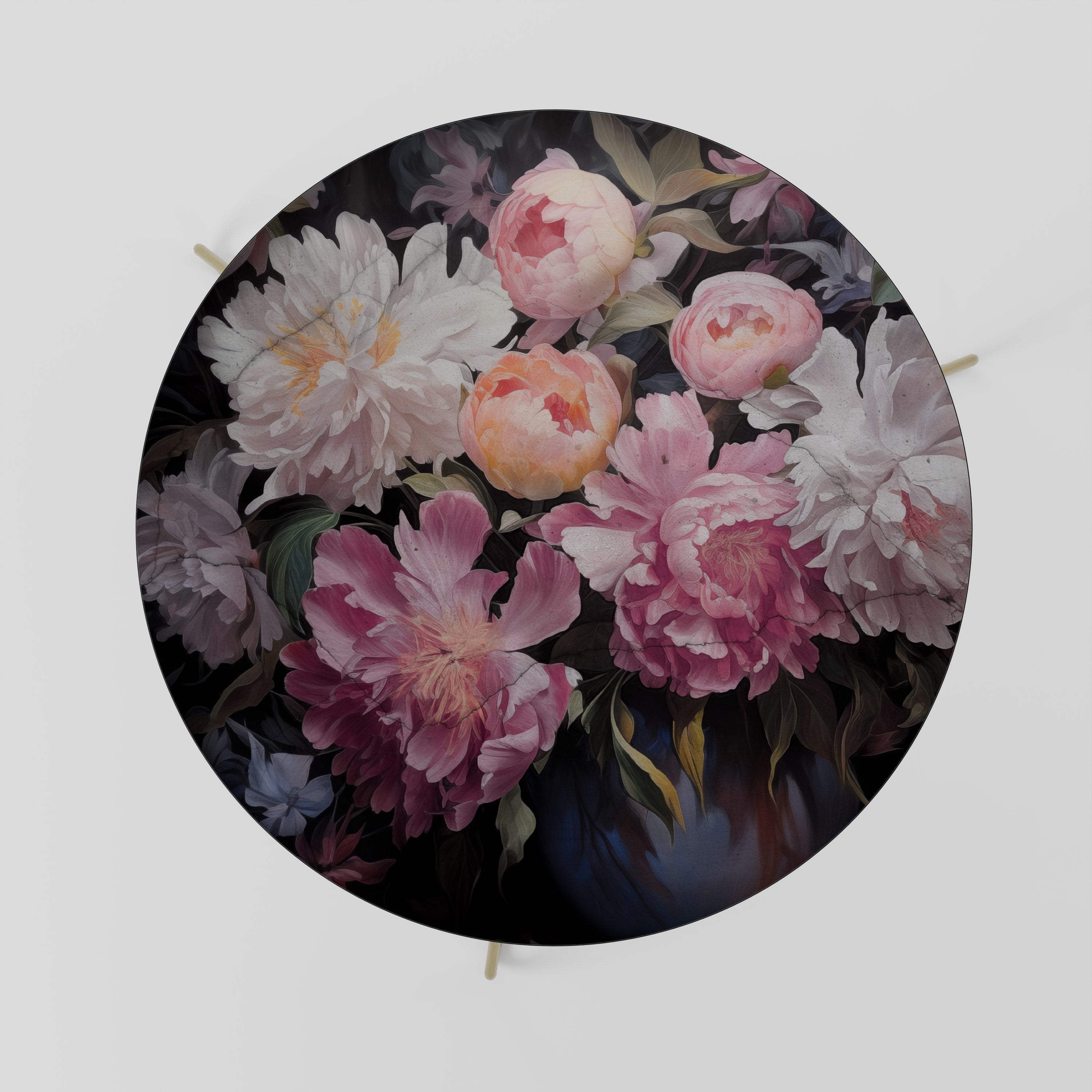 CRASHED PEONIES Stolik kawowy duży