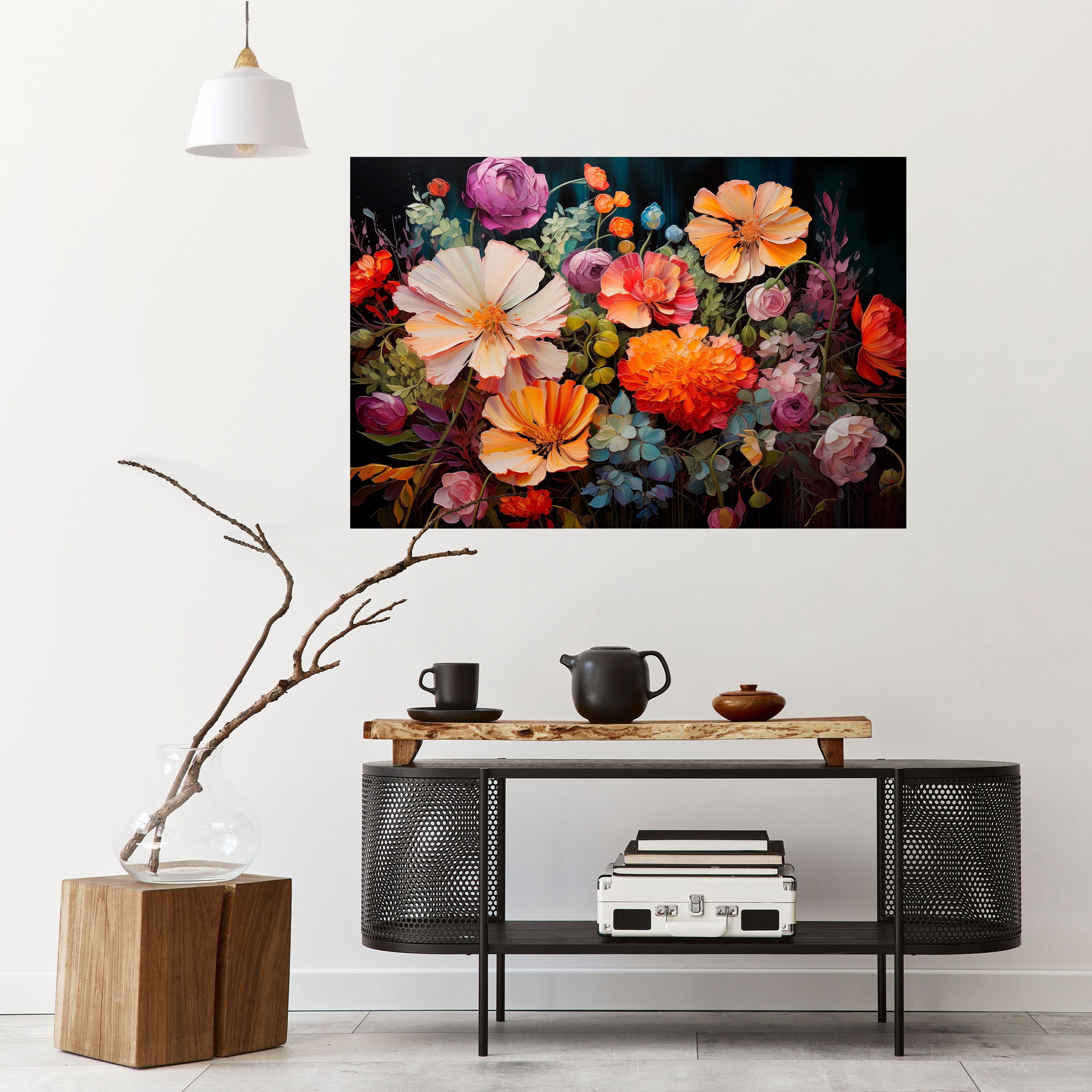 BLOOMING WILDERNESS Naklejka/Plakat poziomy