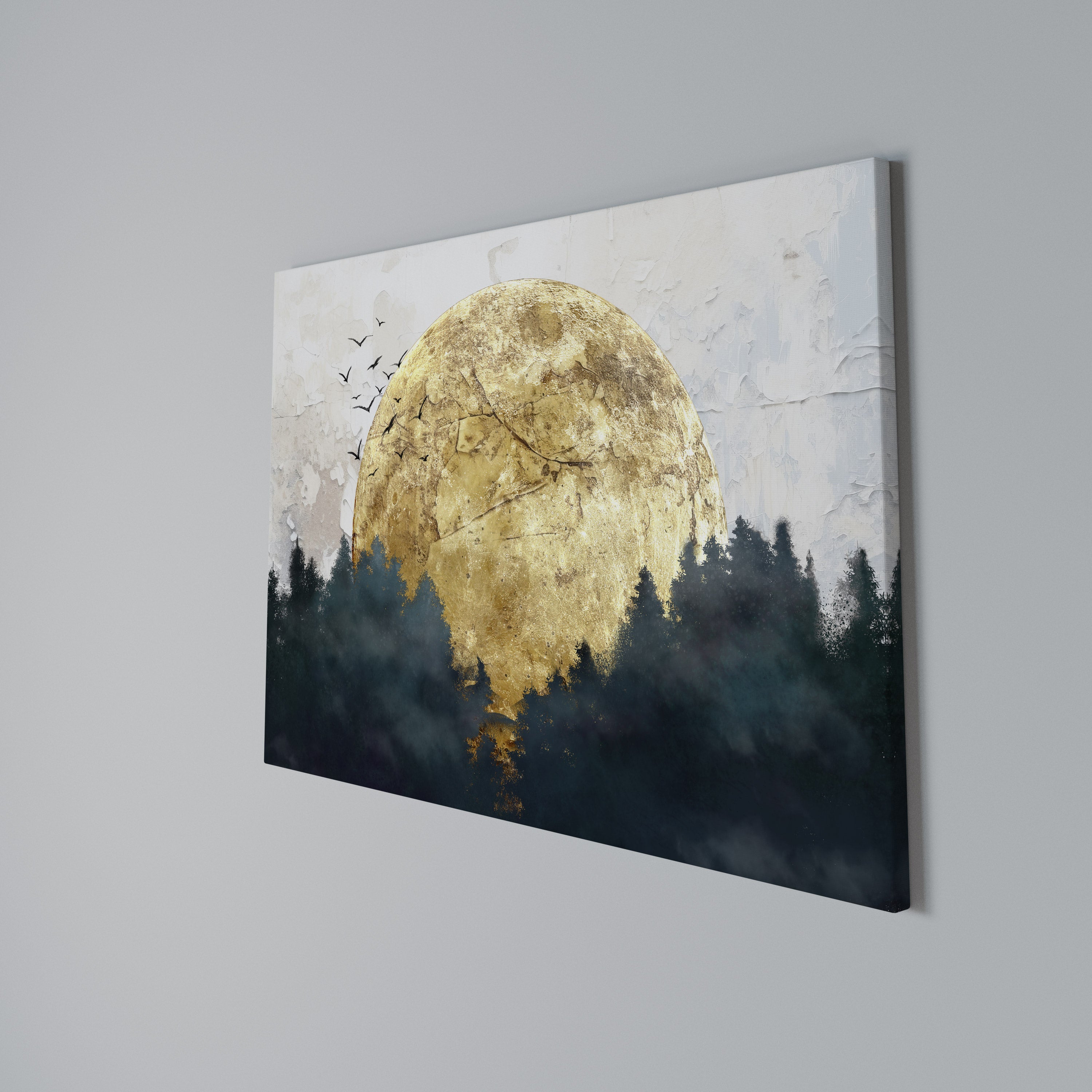 RISING MOON Poziomy obraz na płótnie