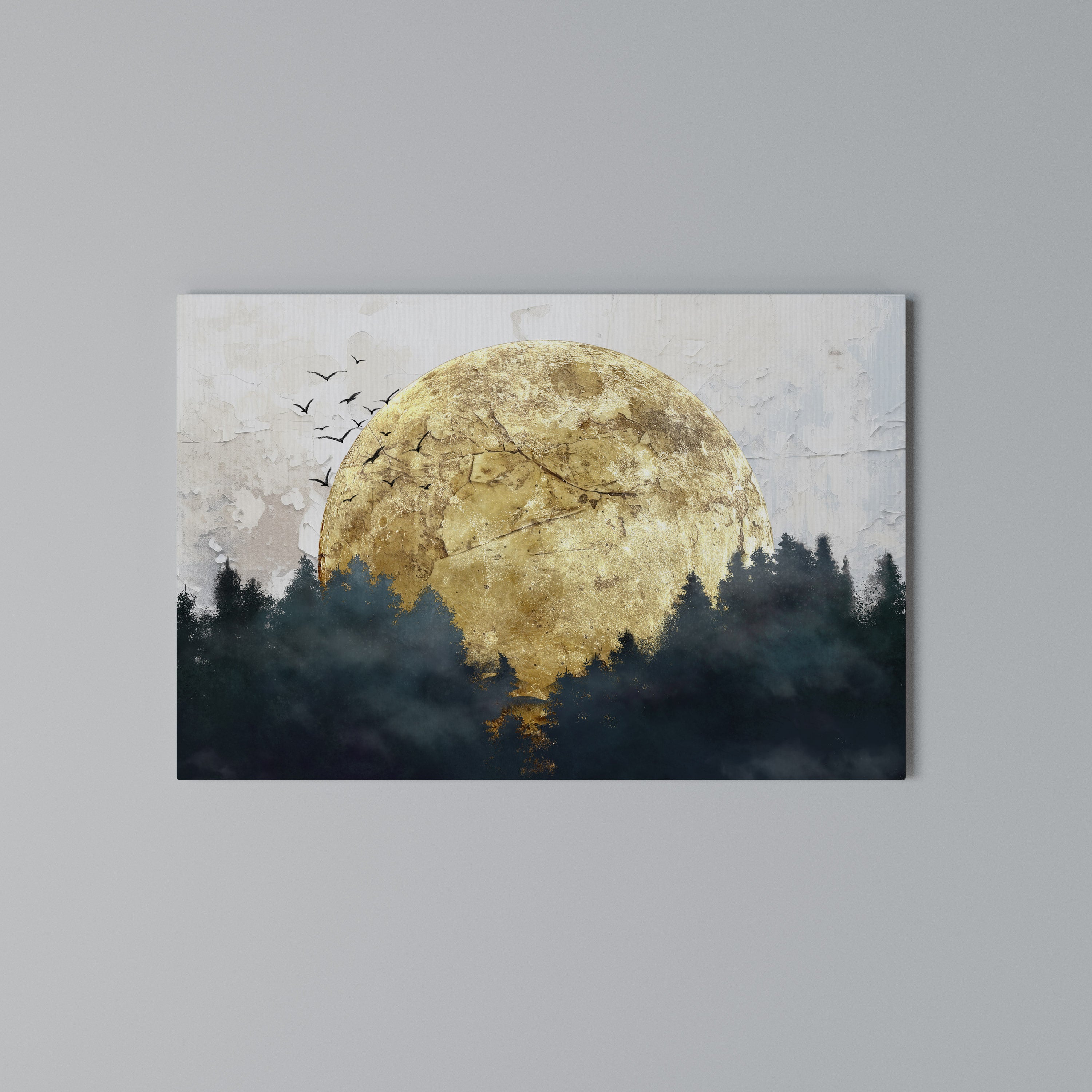 RISING MOON Poziomy obraz na płótnie