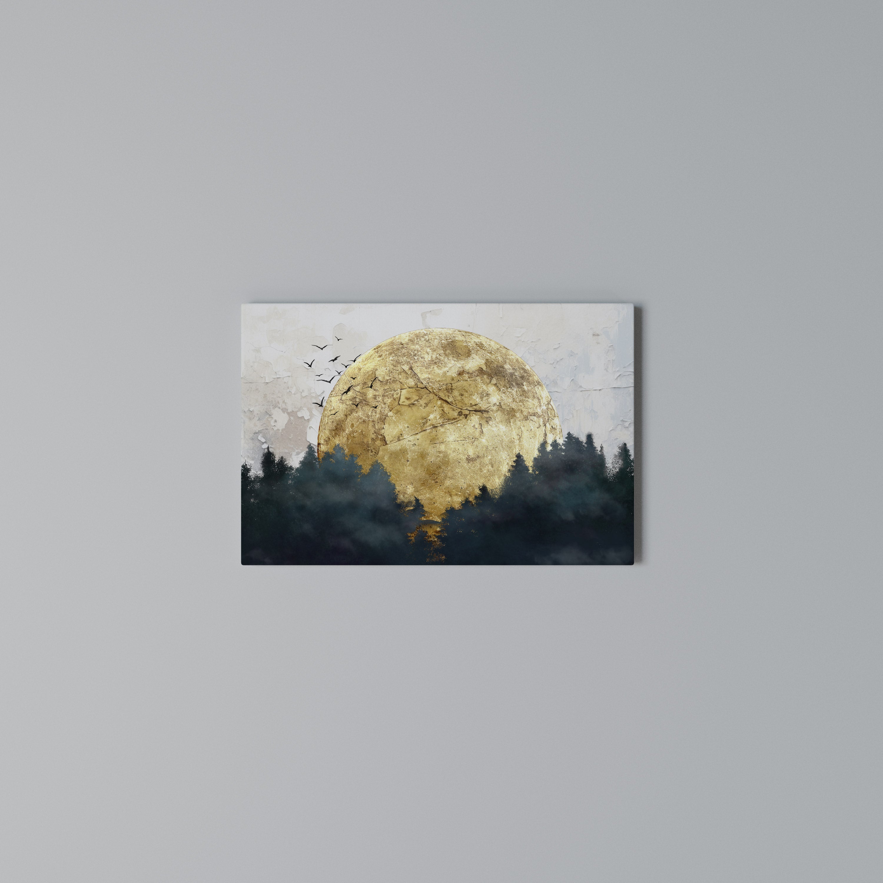 RISING MOON Poziomy obraz na płótnie
