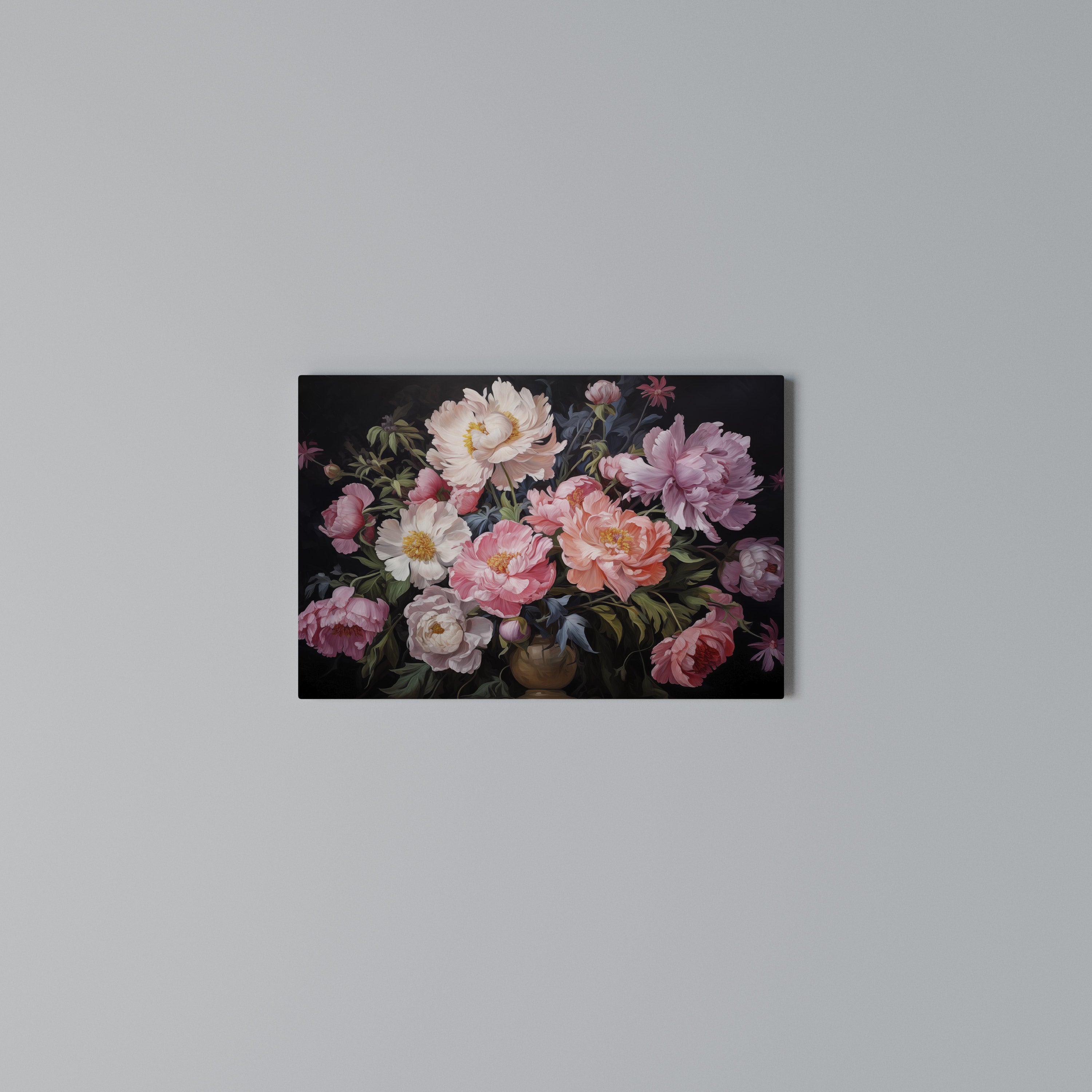 PEONIES BLOSSOM Poziomy obraz na płótnie
