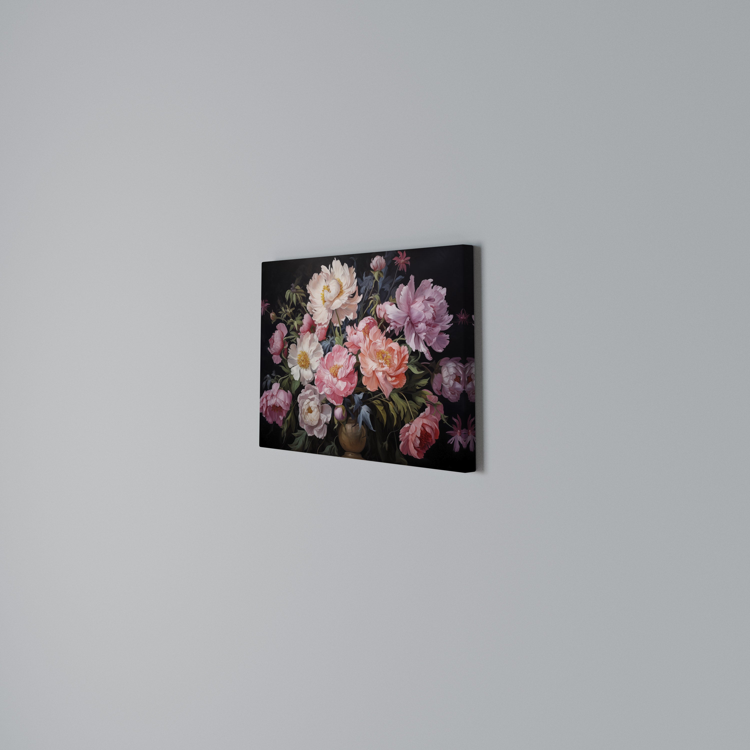 PEONIES BLOSSOM Poziomy obraz na płótnie