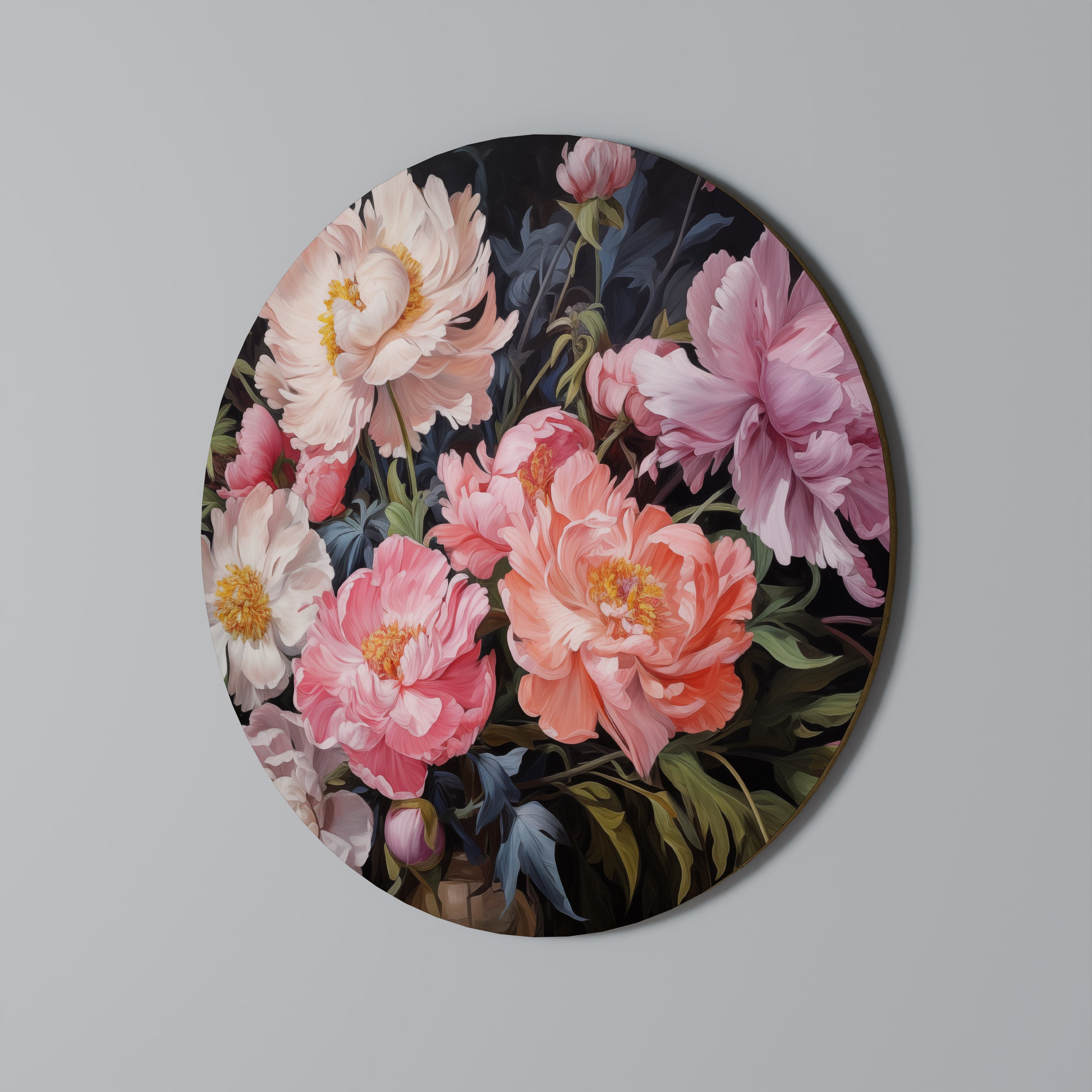 PEONIES BLOSSOM Obraz okrągły