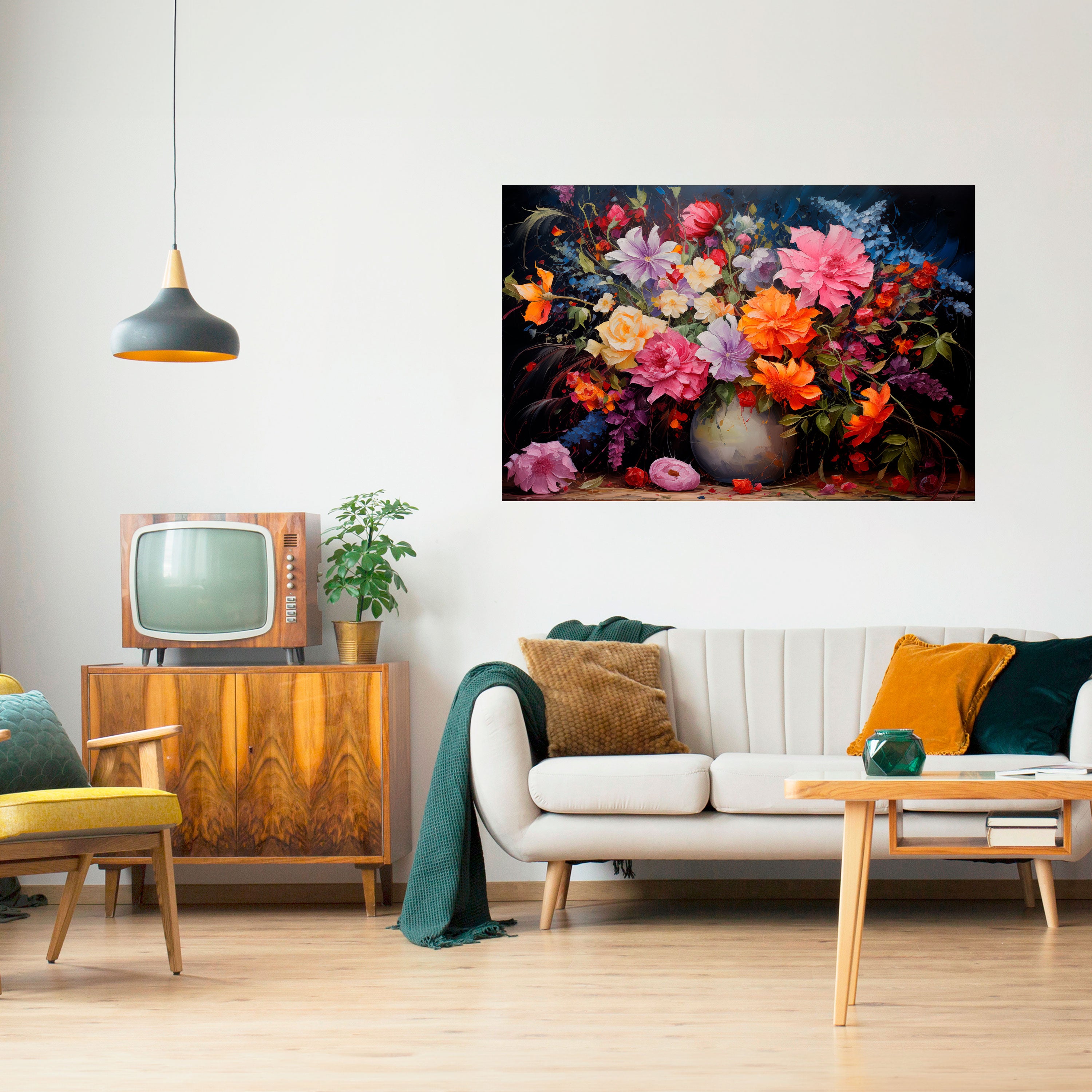 EUPHORIC BOUQUET Naklejka/Plakat poziomy