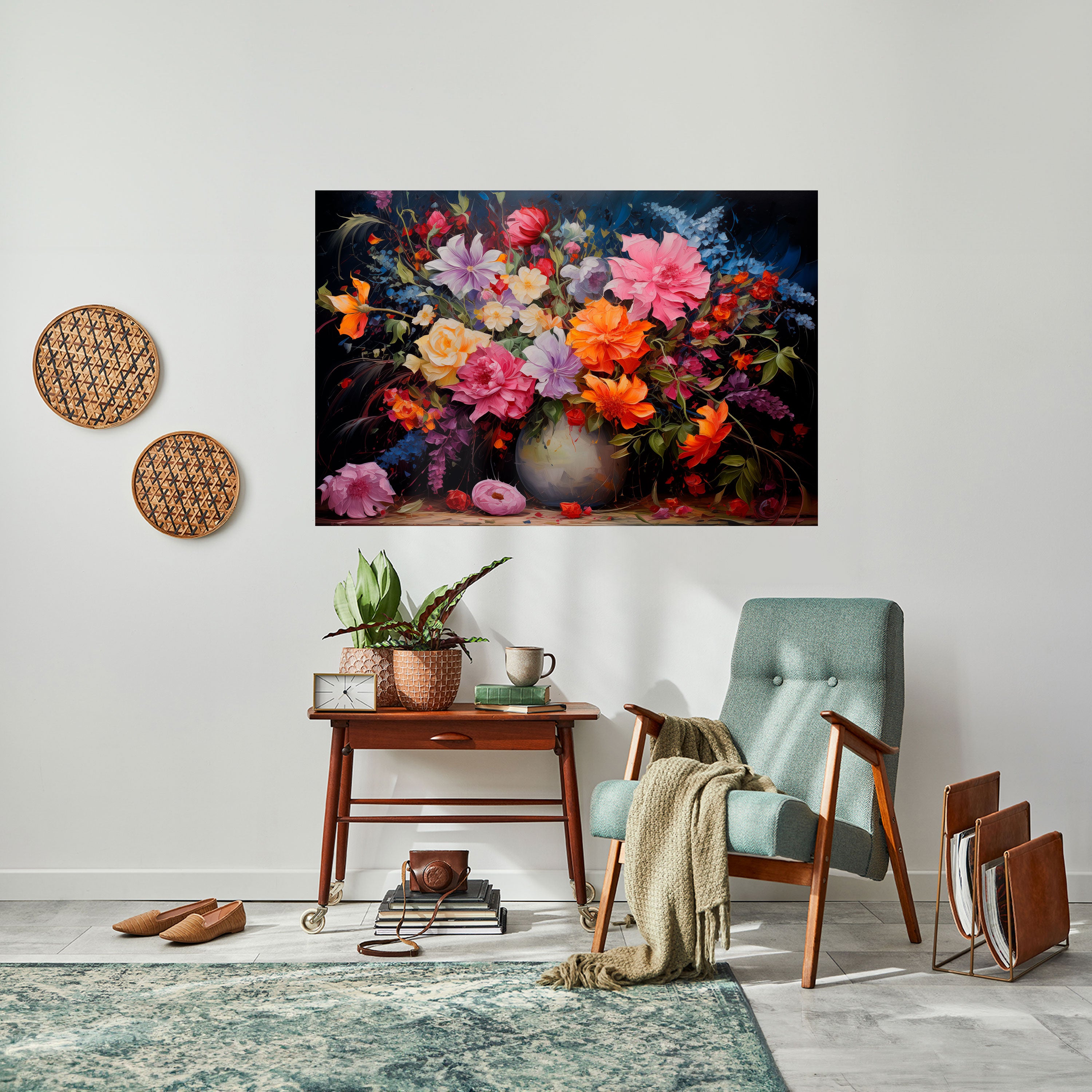 EUPHORIC BOUQUET Naklejka/Plakat poziomy