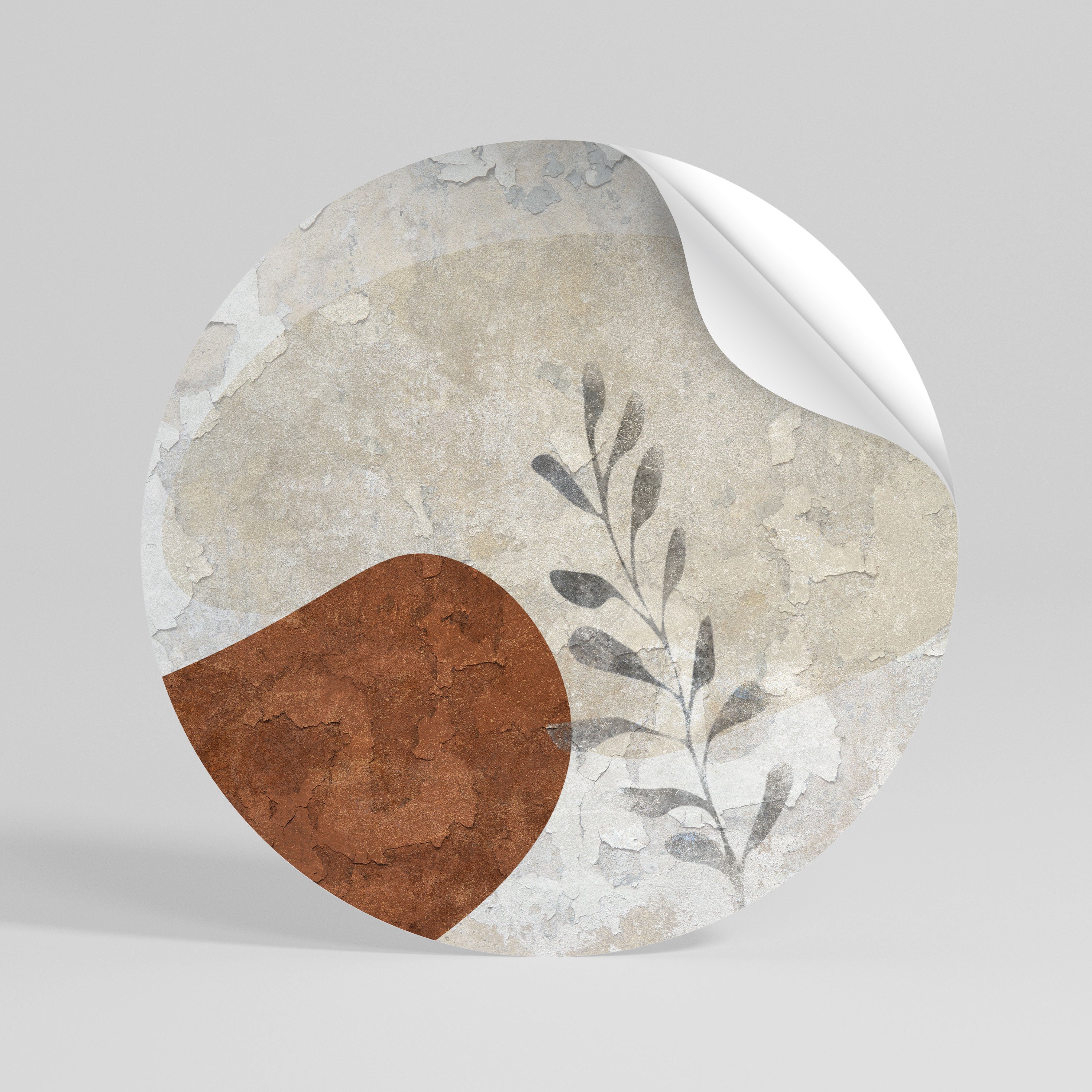 SINGLE SPRIG Naklejka - okrągła