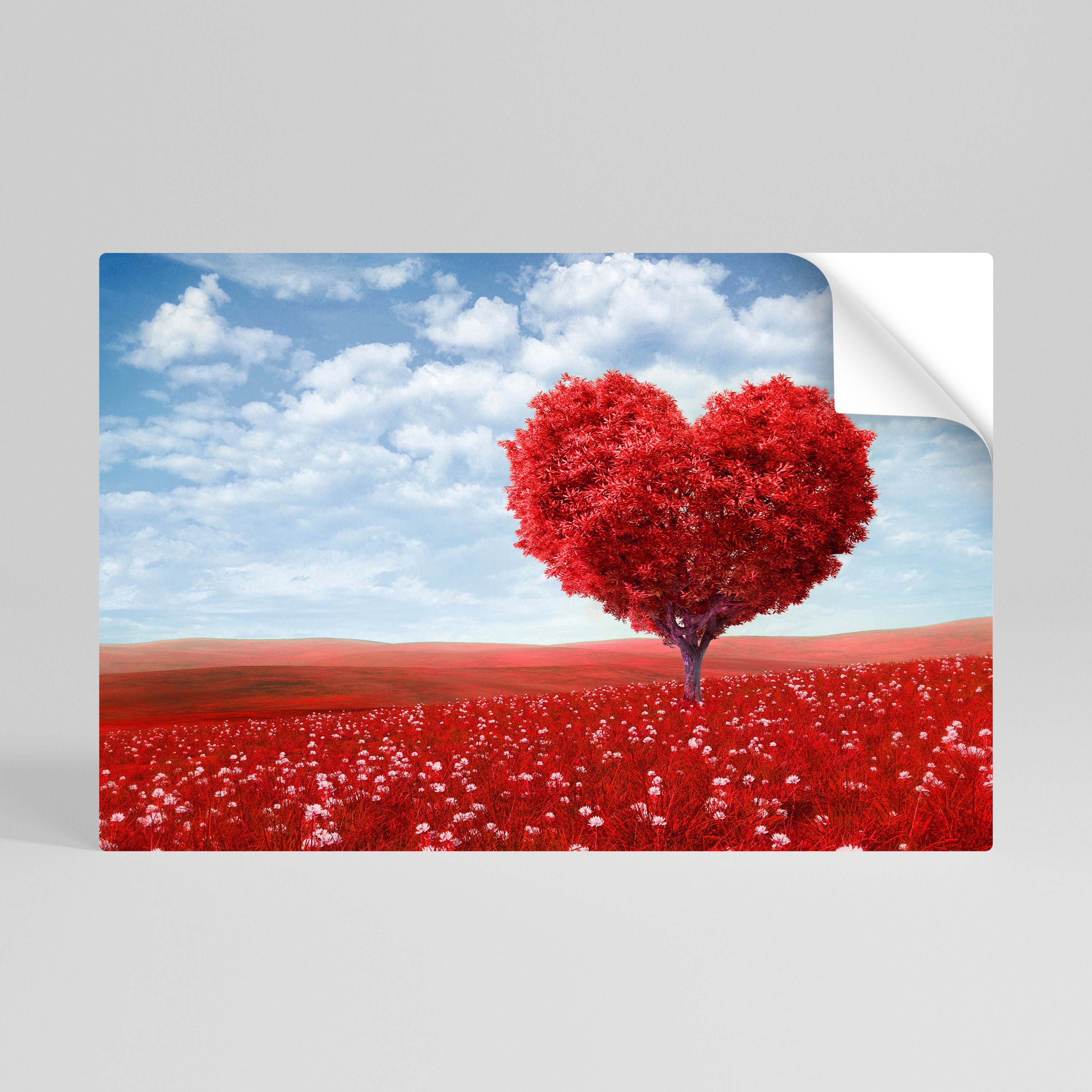 LOVE’S EMBRACE Naklejka/Plakat poziomy