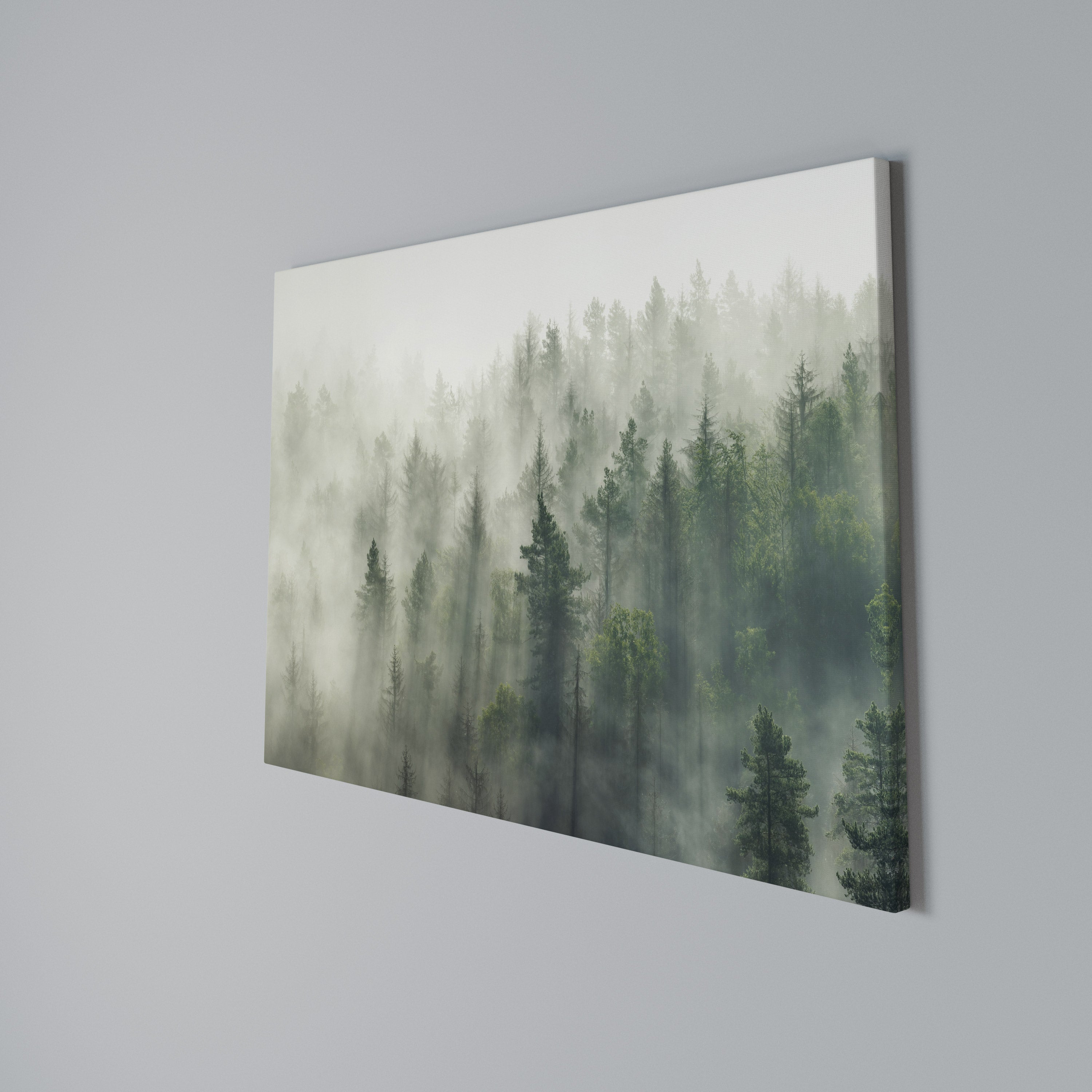MISTY FOREST Poziomy obraz na płótnie