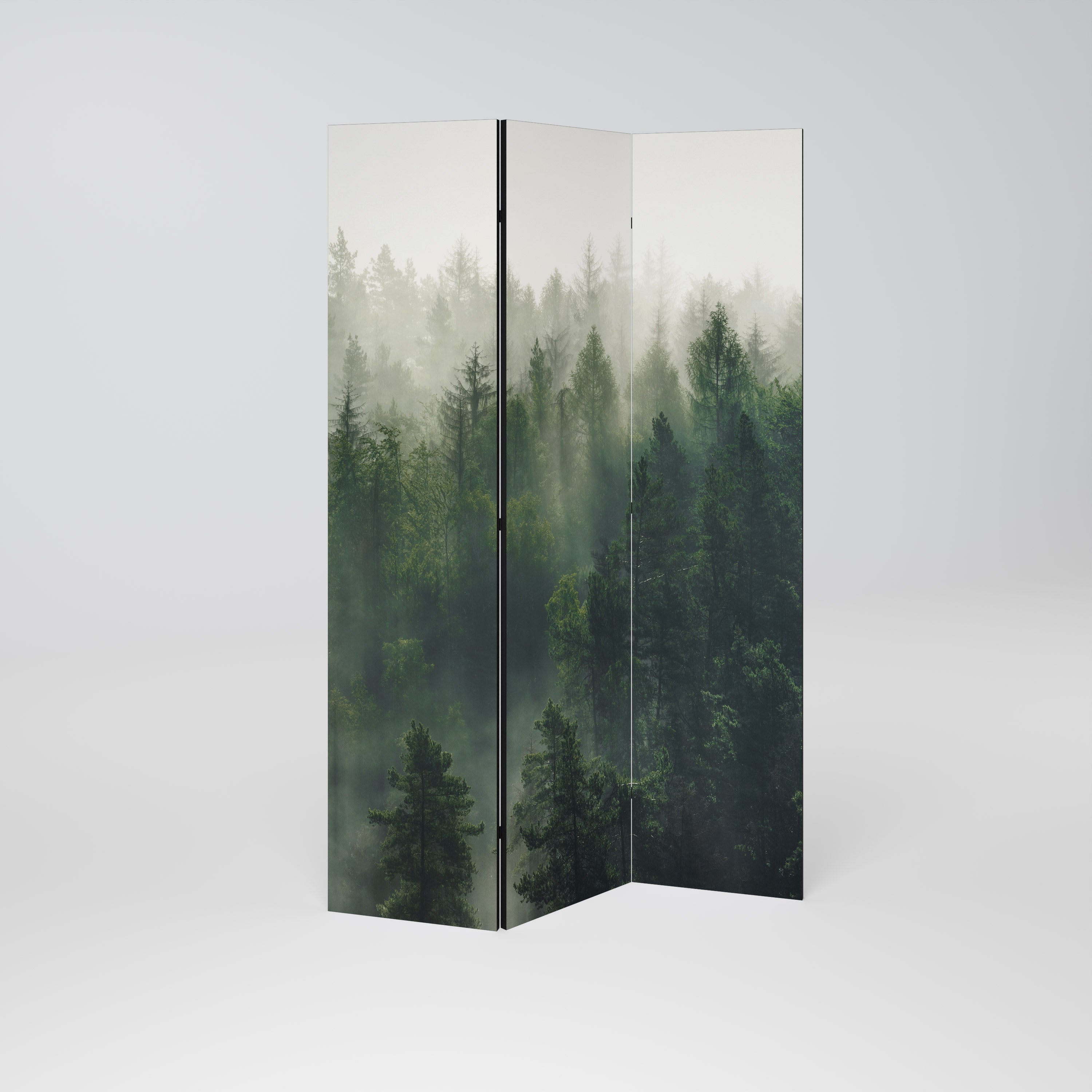 MISTY FOREST Dekoracyjny parawan 3-skrzydłowy