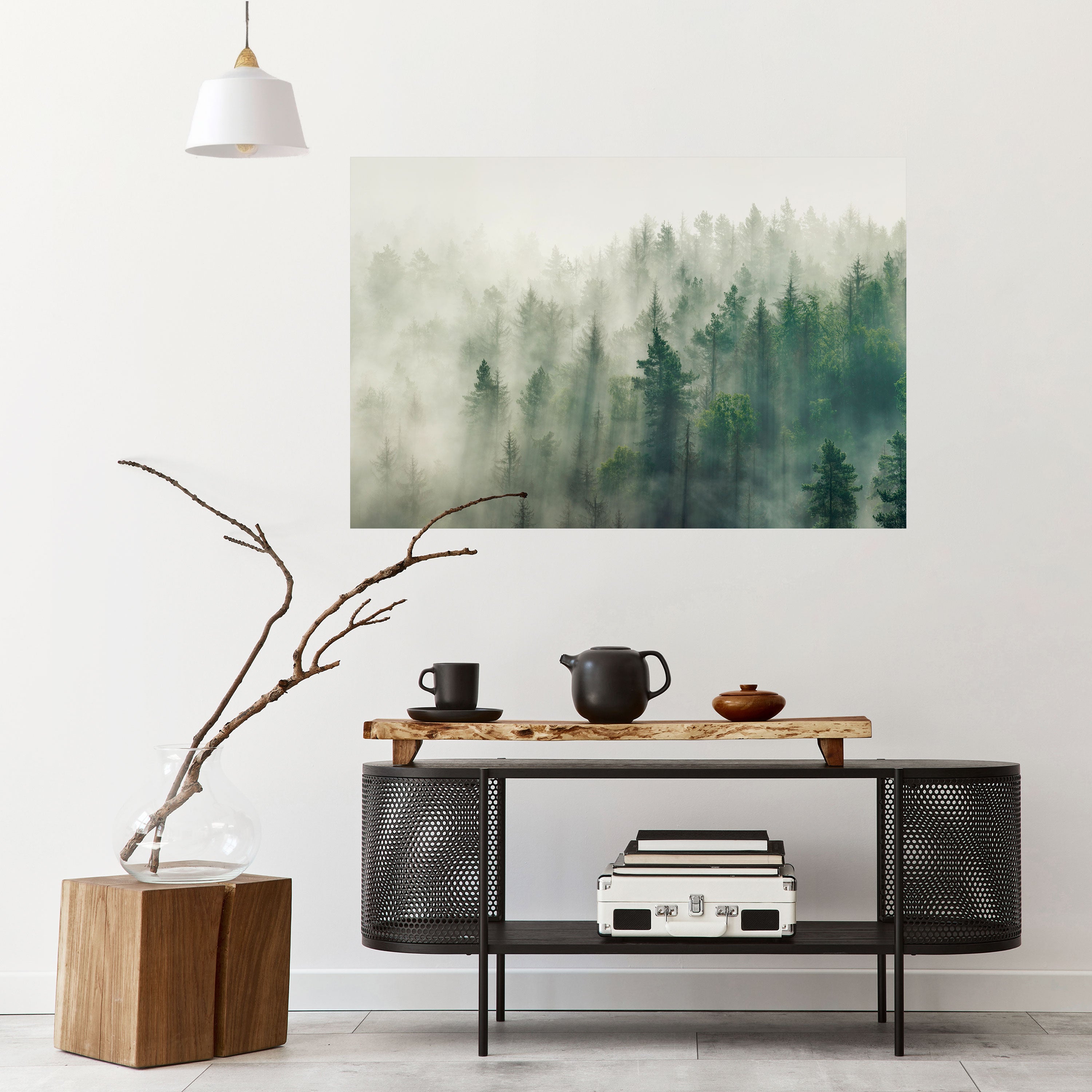 MISTY FOREST Naklejka/Plakat poziomy