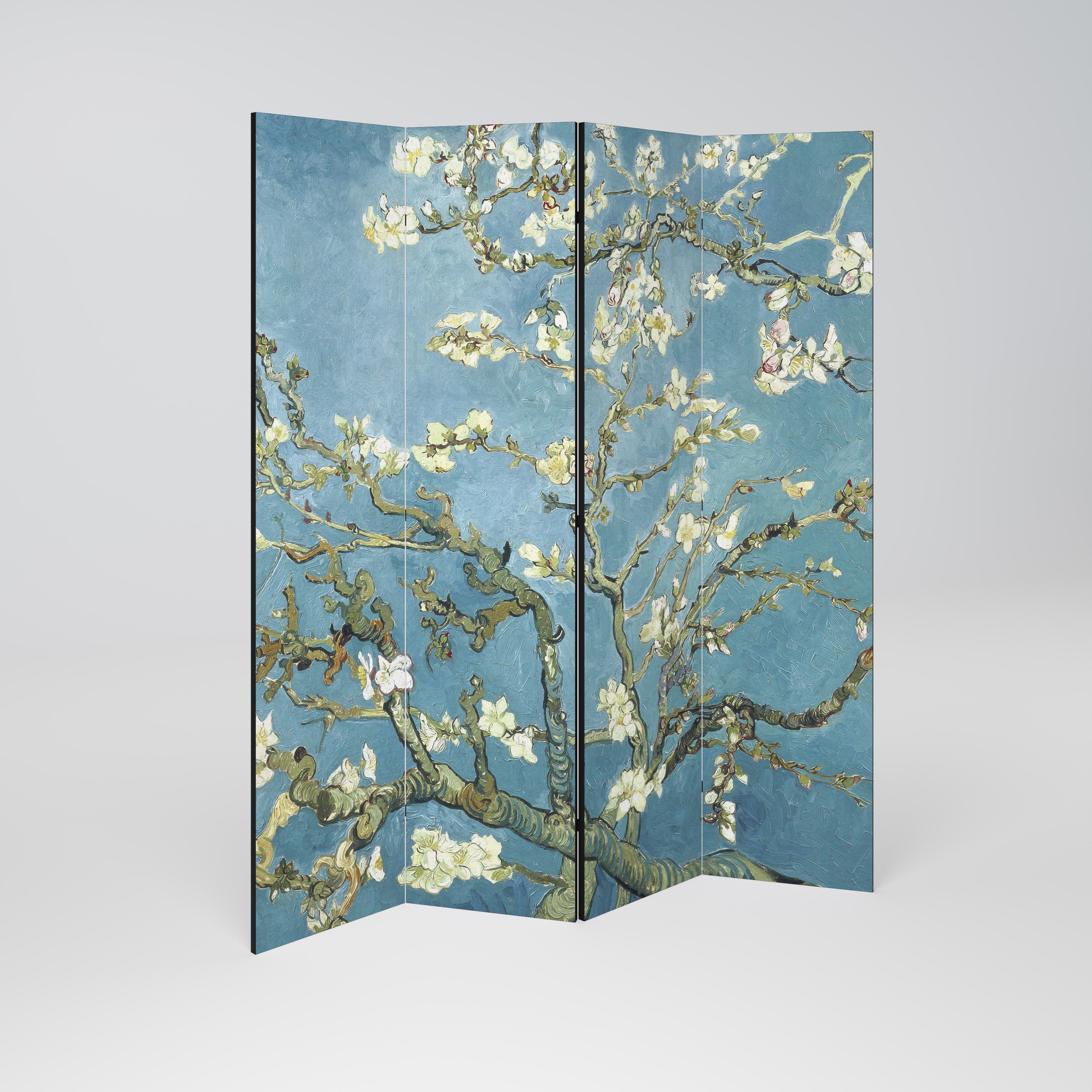 ALMOND BLOSSOM Dekoracyjny parawan 4-skrzydłowy