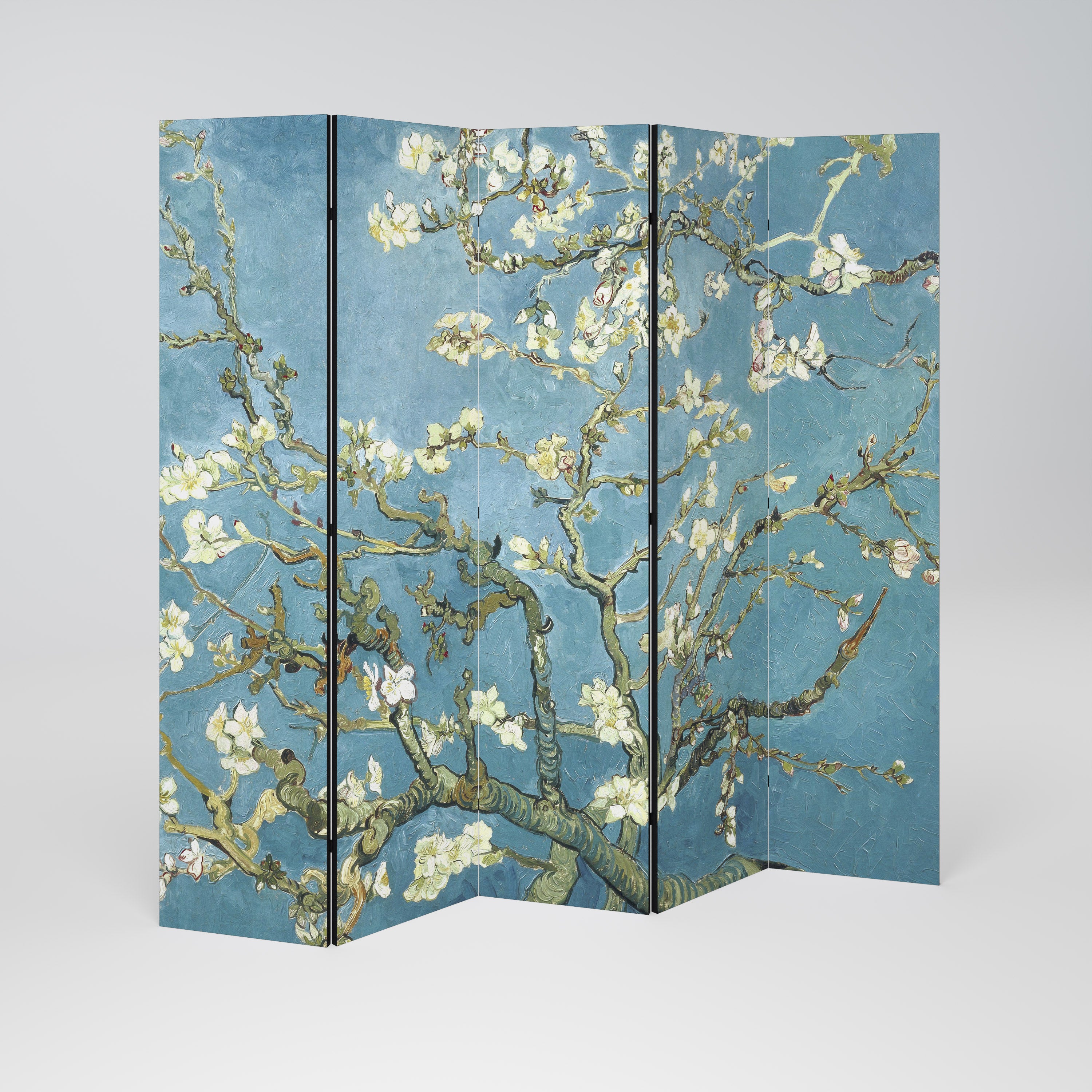 ALMOND BLOSSOM Dekoracyjny parawan 5-skrzydłowy