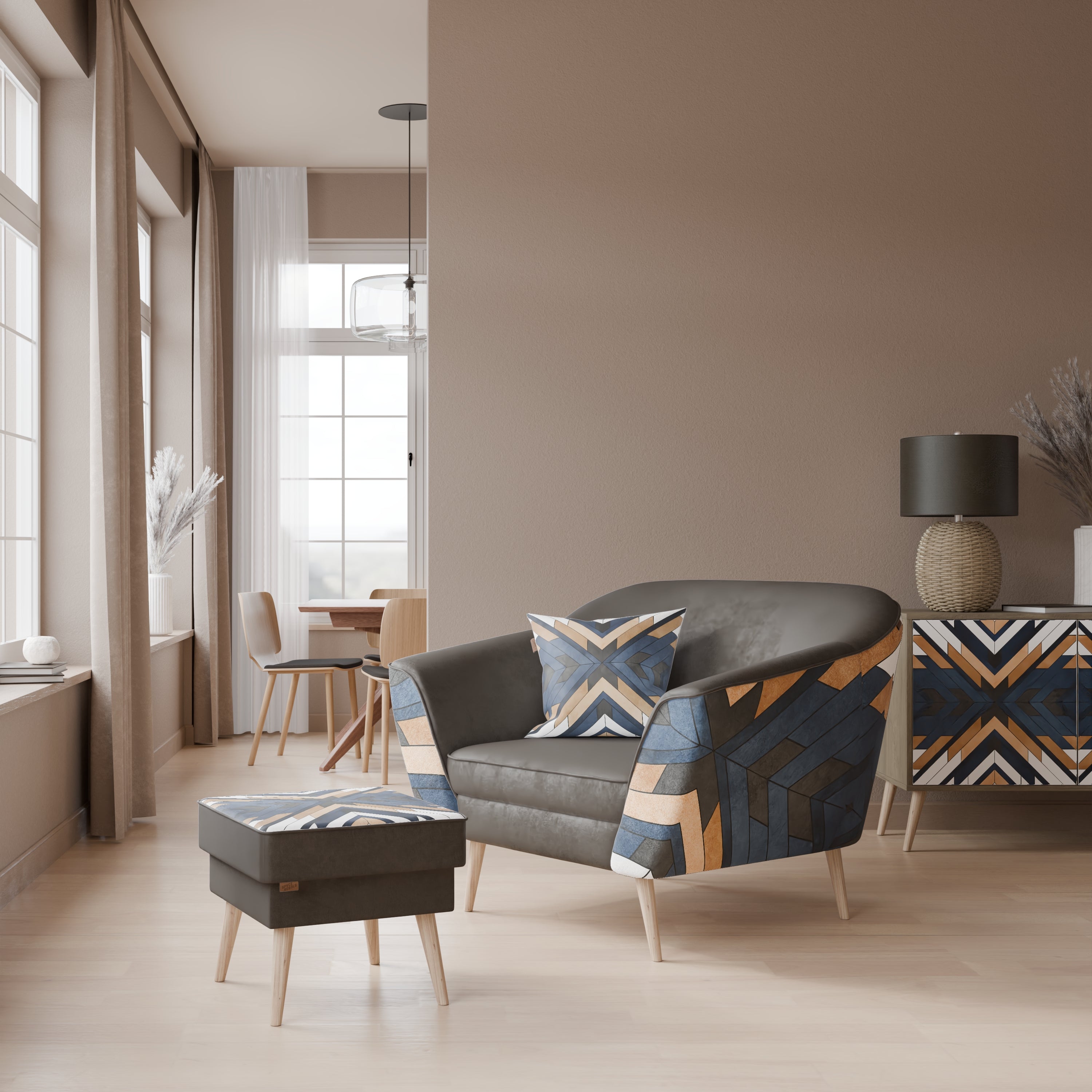 ARTFUL GEOMETRY Fotel AURORA
