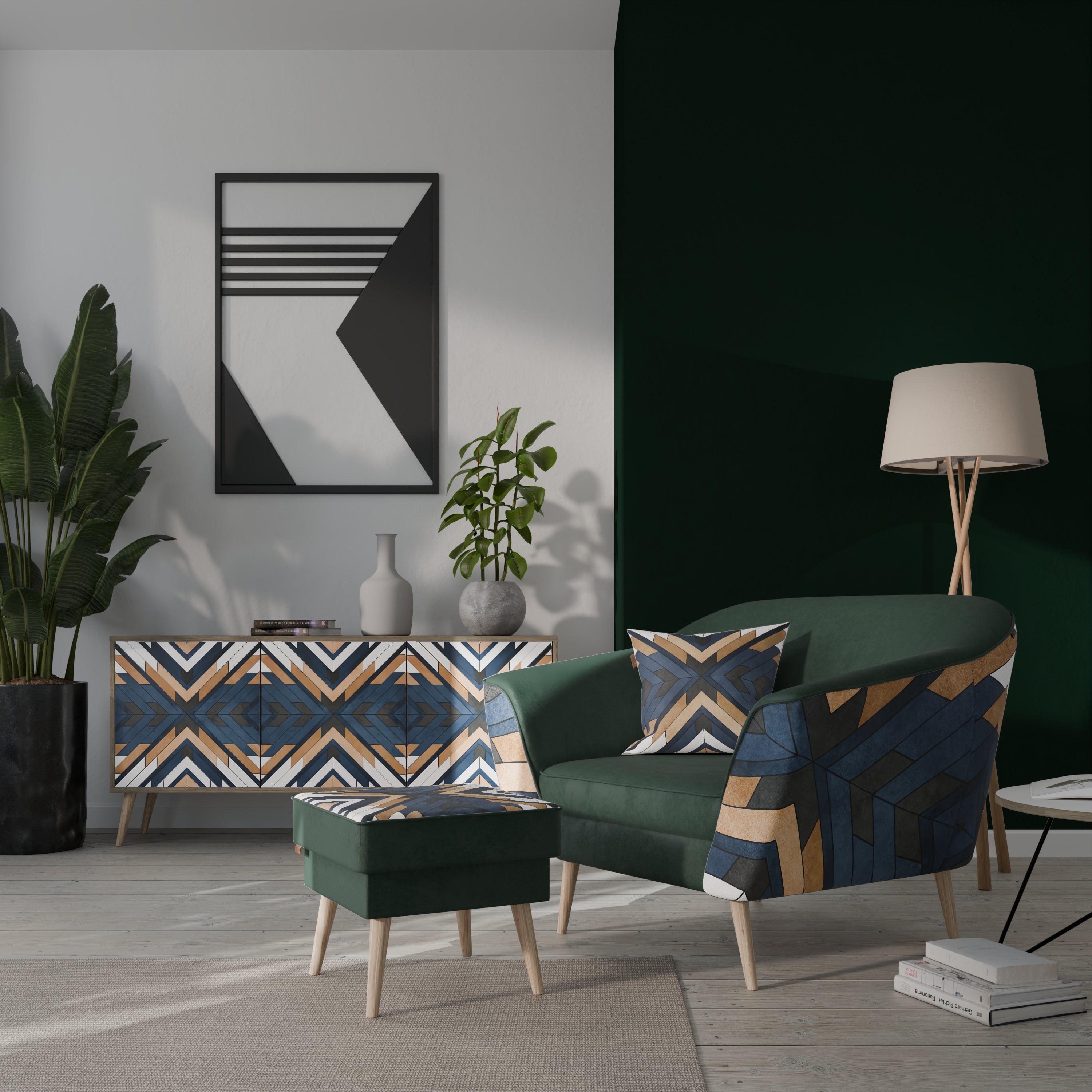 ARTFUL GEOMETRY Fotel AURORA