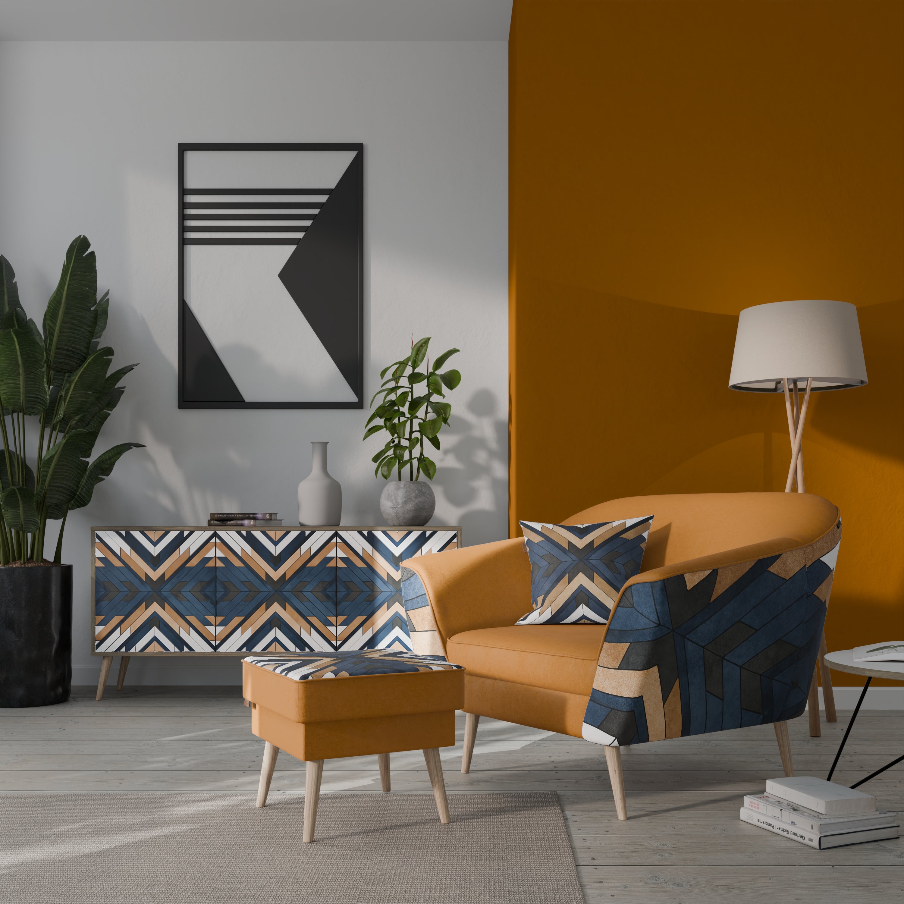 ARTFUL GEOMETRY Fotel AURORA