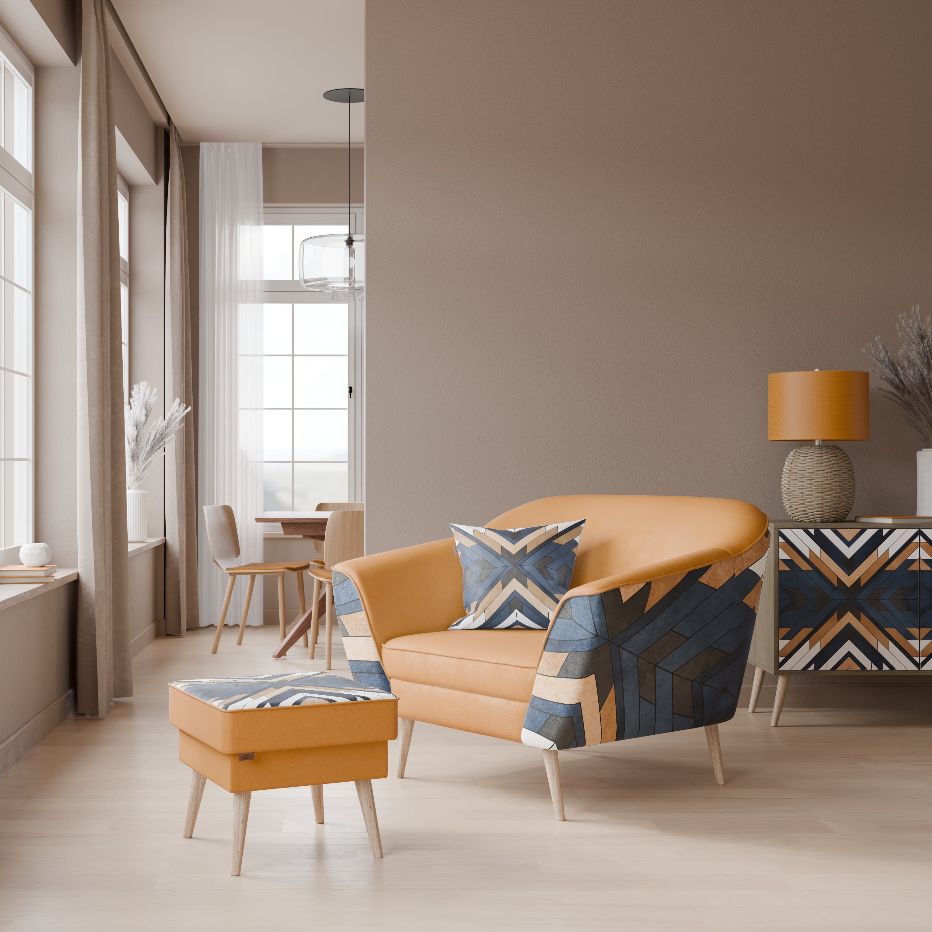 ARTFUL GEOMETRY Fotel AURORA