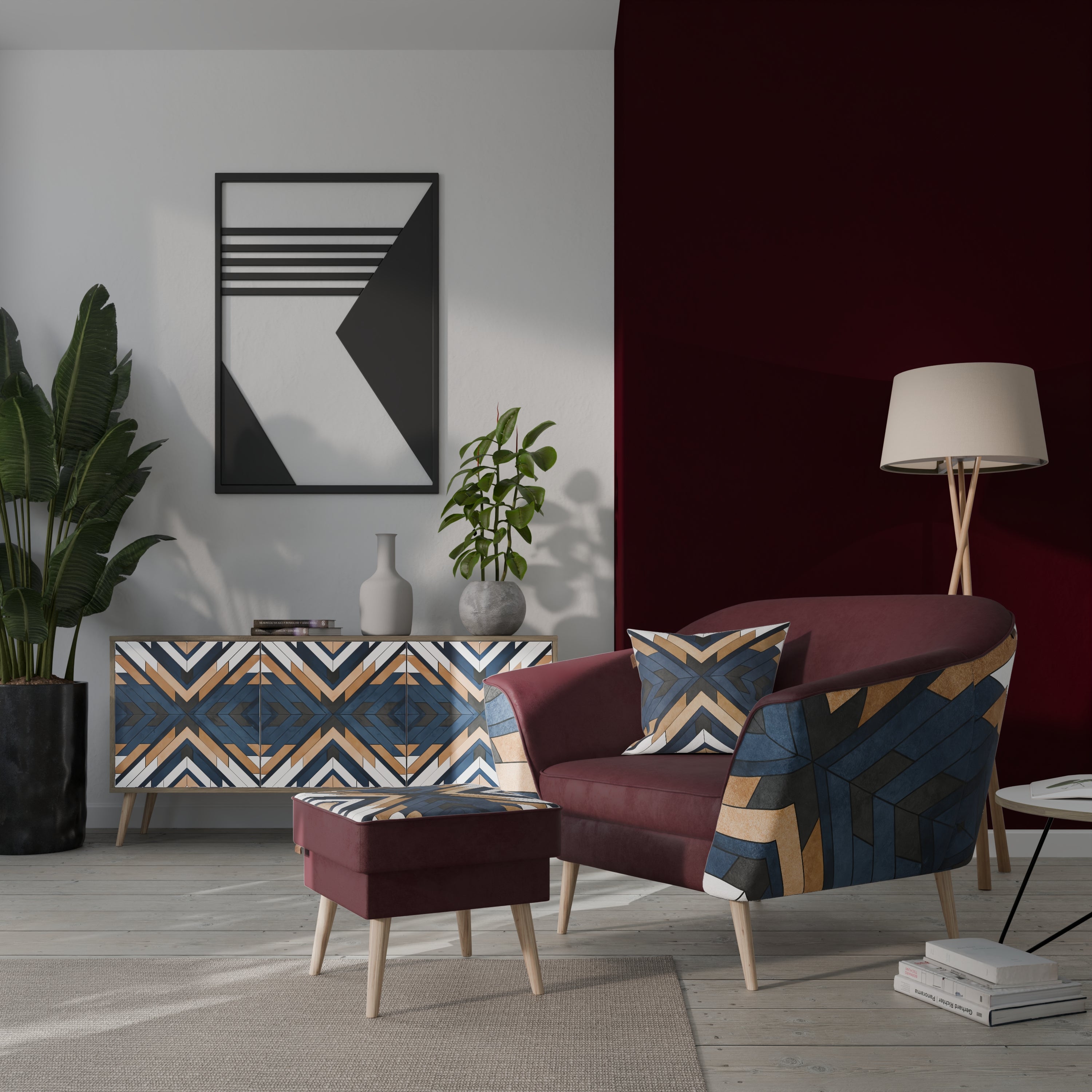 ARTFUL GEOMETRY Fotel AURORA